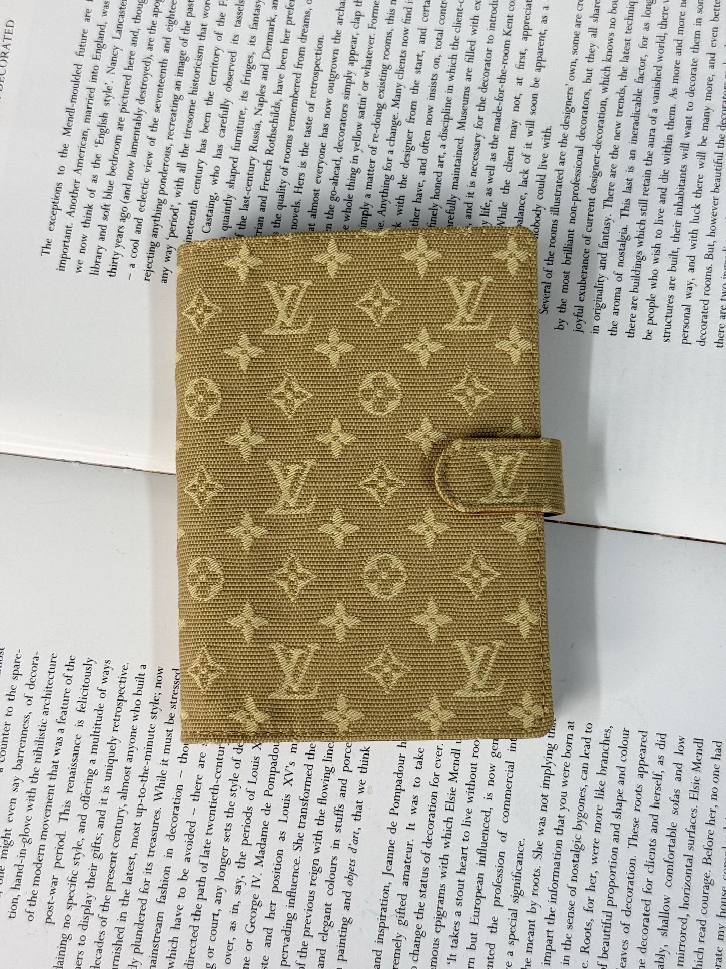 LOUIS VUITTON Monogram Denim Notebook