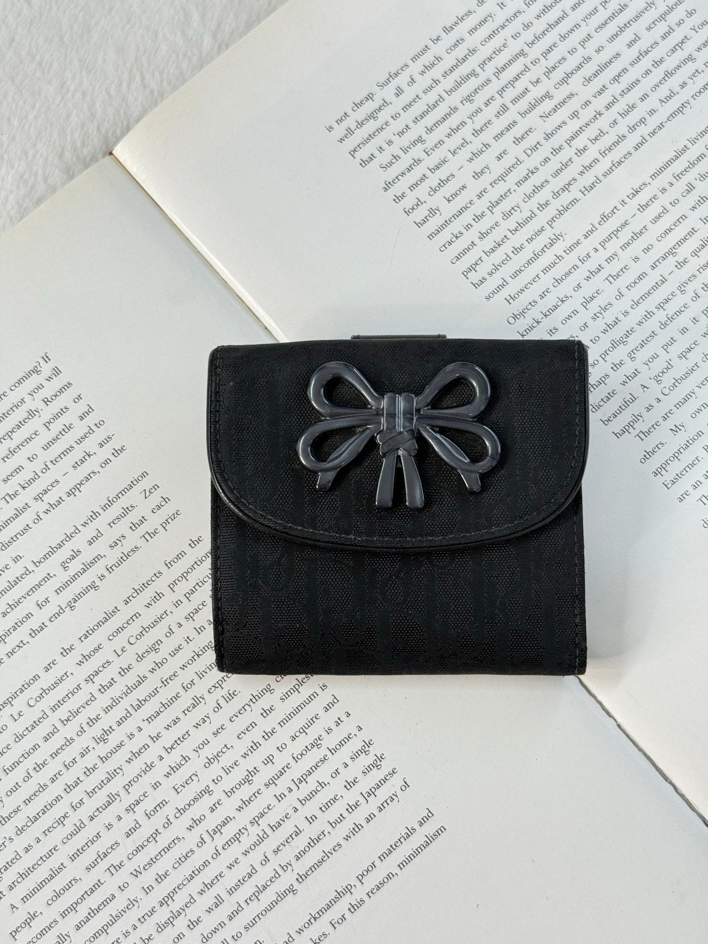 DIOR Canvas Ribbon Wallet