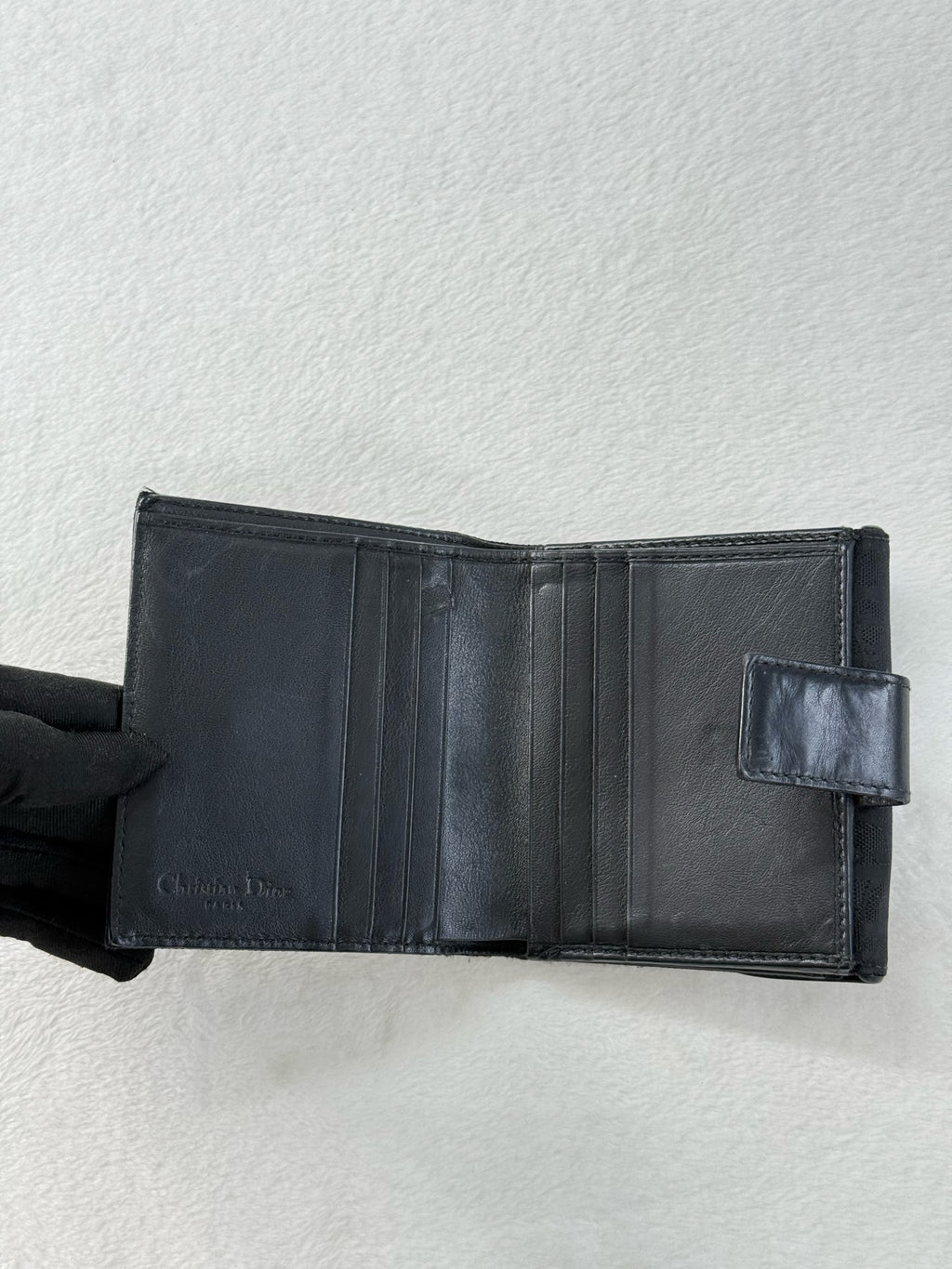 DIOR Canvas Ribbon Wallet