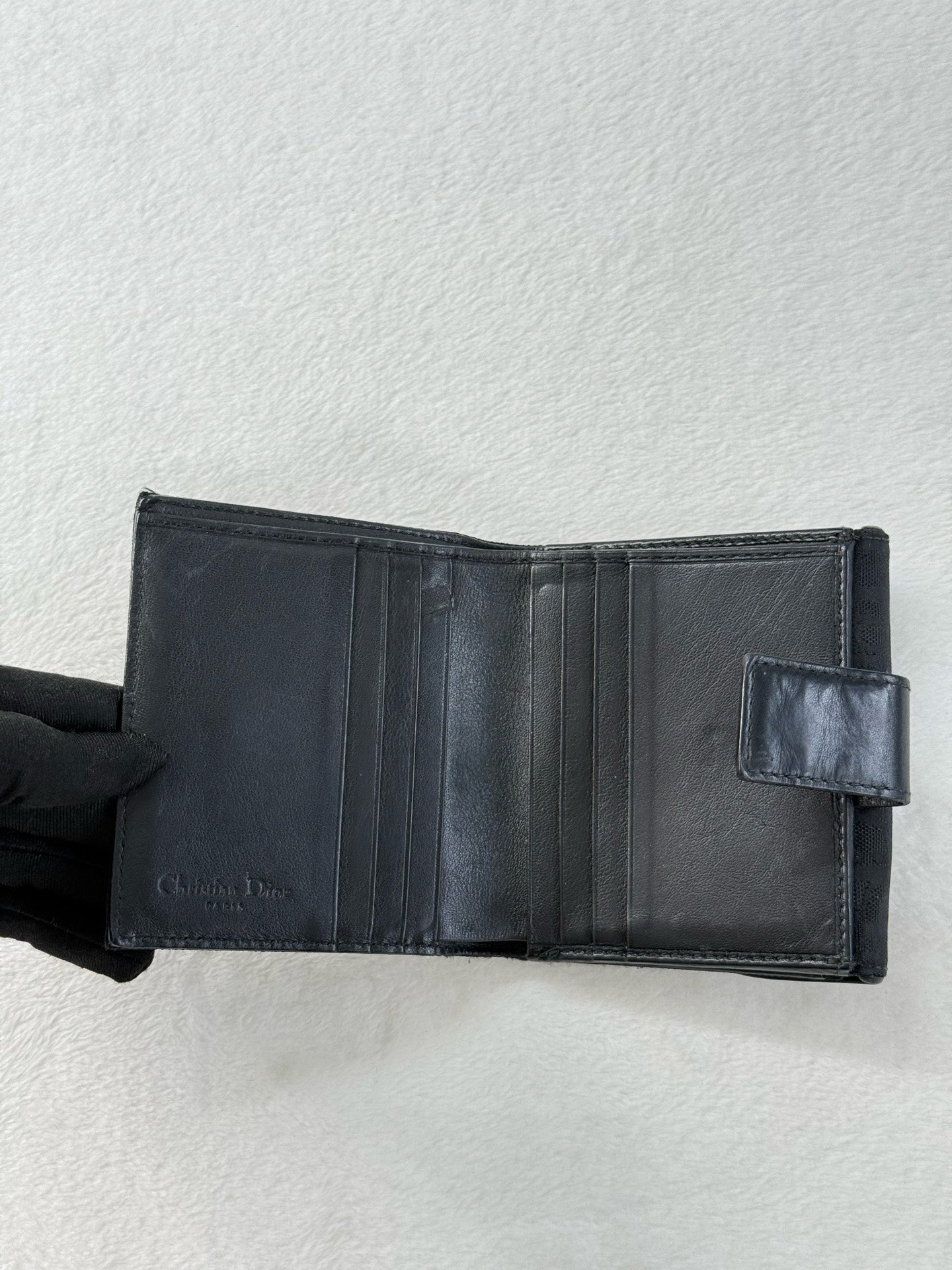 DIOR Canvas Ribbon Wallet