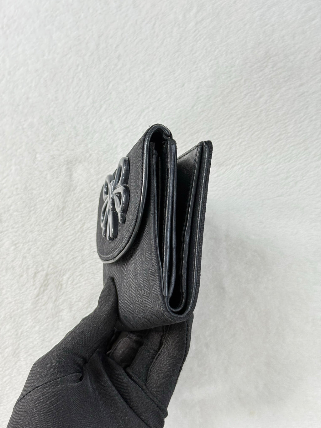 DIOR Canvas Ribbon Wallet