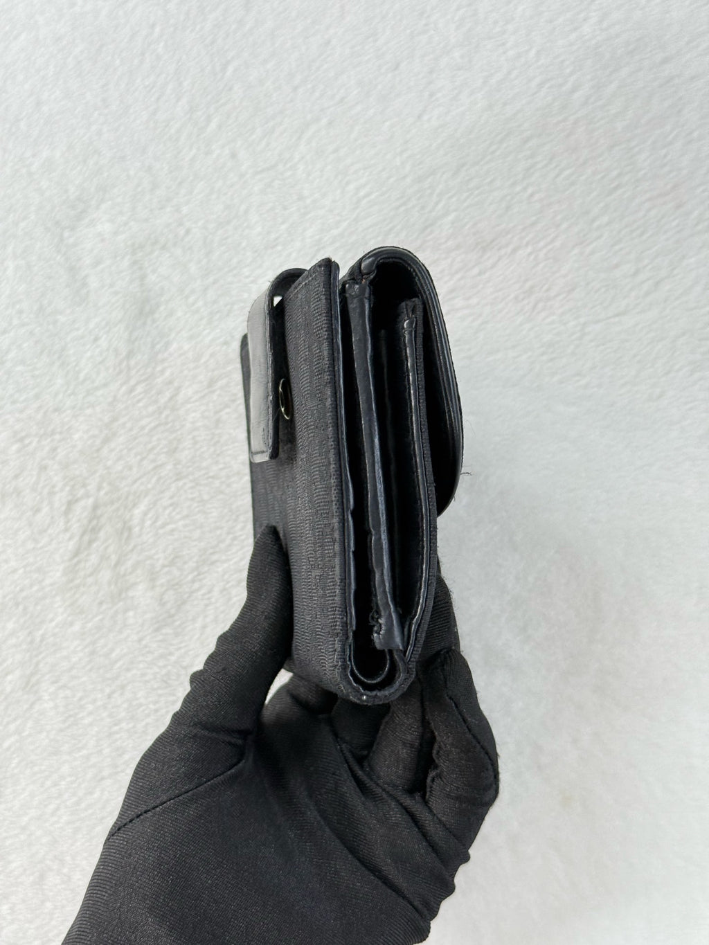 DIOR Canvas Ribbon Wallet