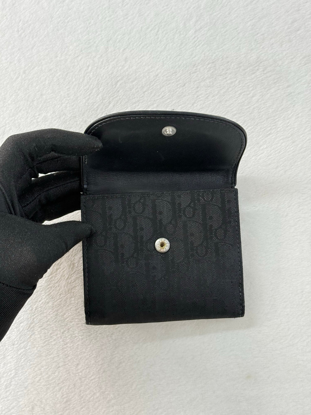 DIOR Canvas Ribbon Wallet