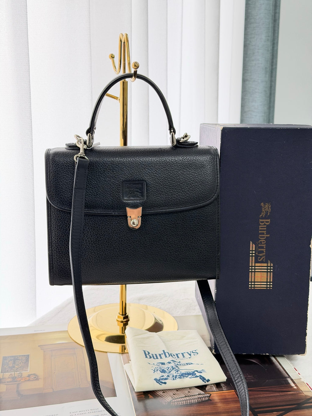 BURBERRY Genuine Leather Shoulderbag