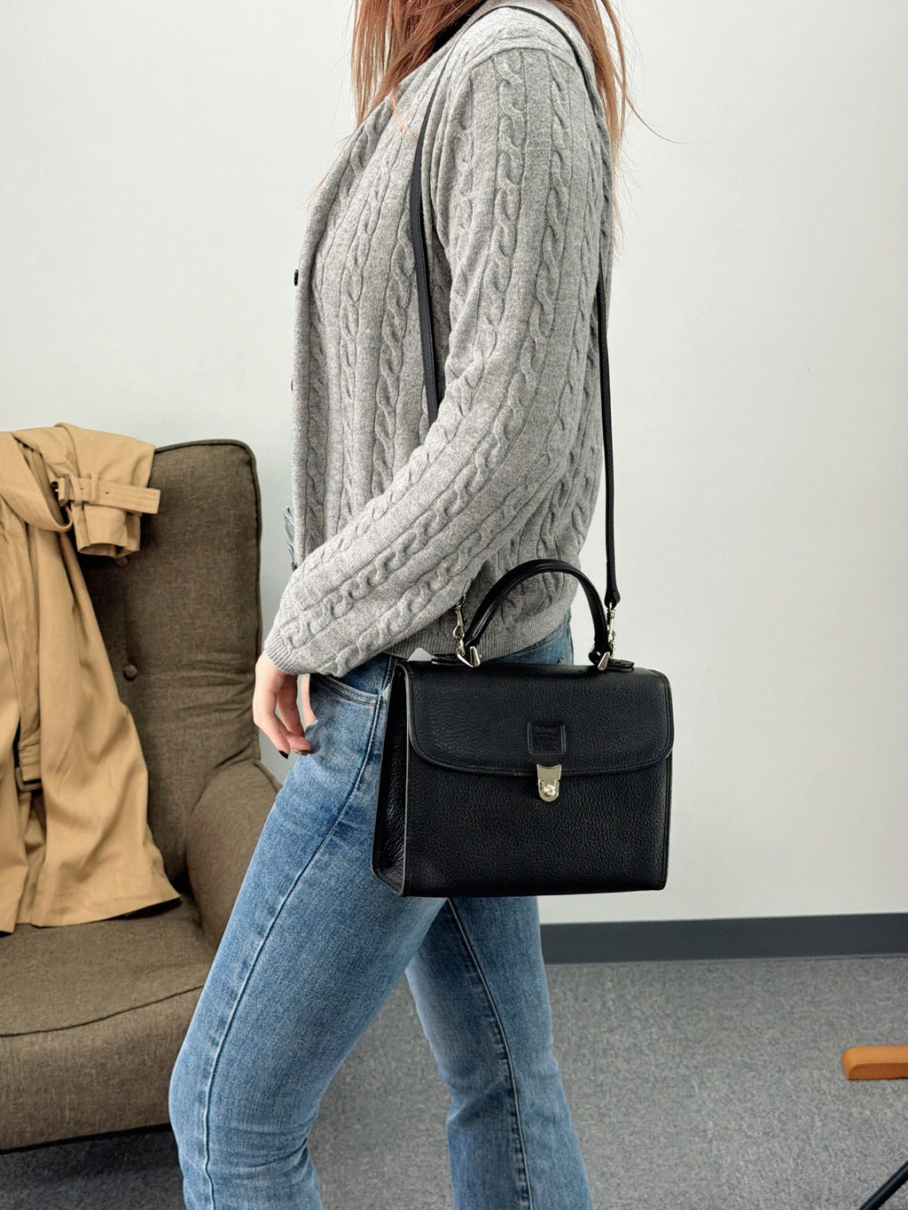 BURBERRY Genuine Leather Shoulderbag