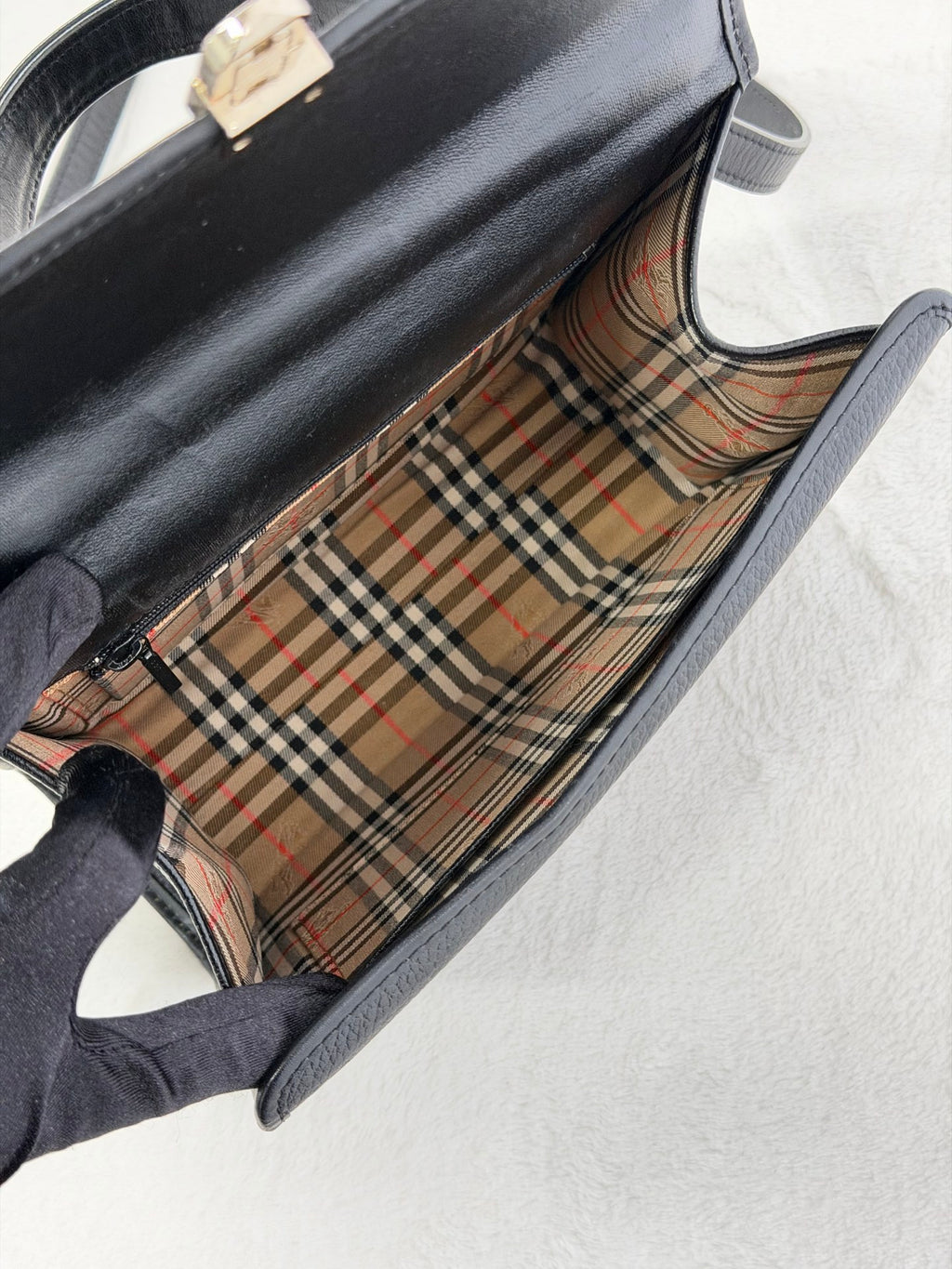 BURBERRY Genuine Leather Shoulderbag