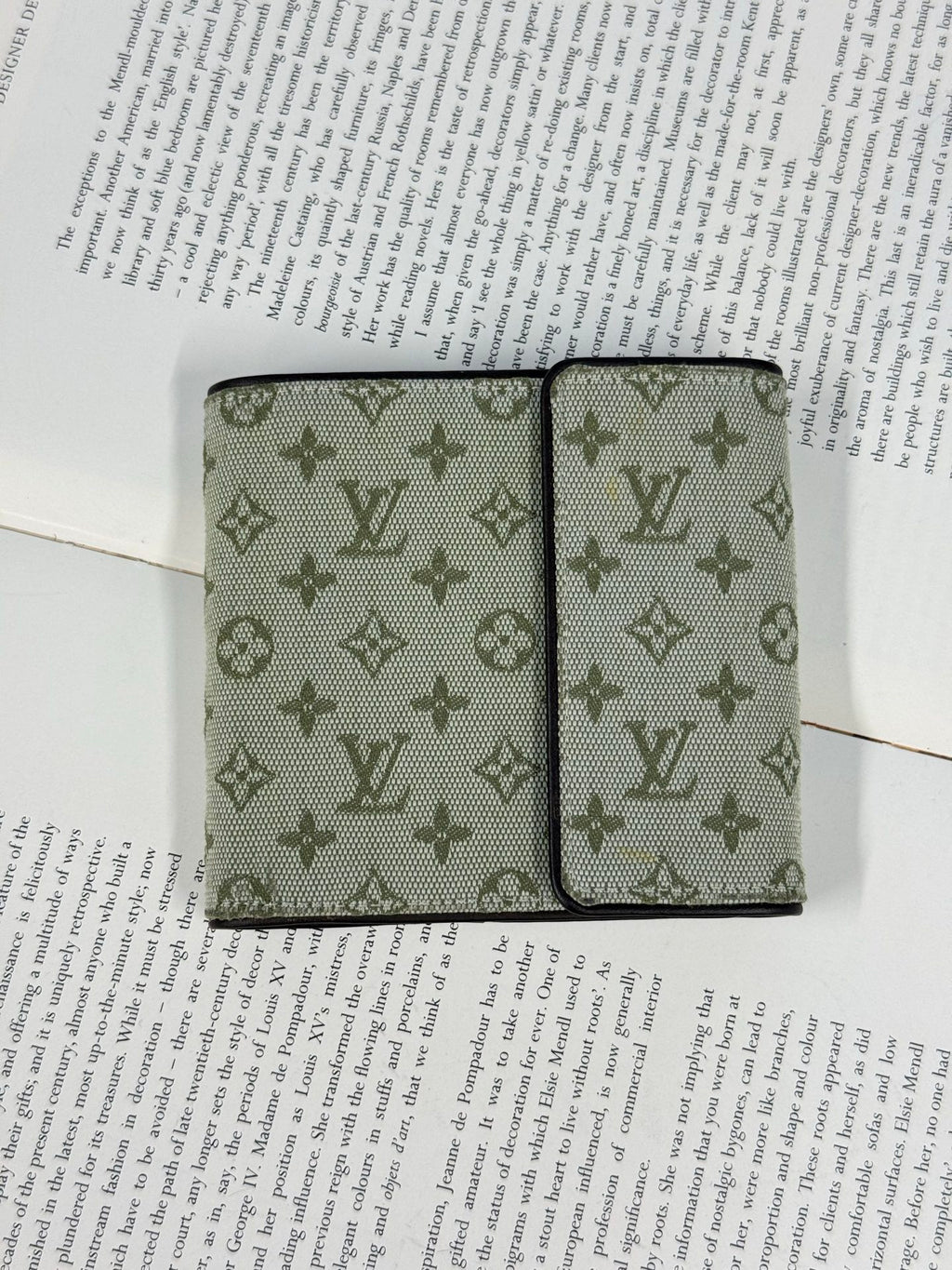 LOUIS VUITTON Monogram Denim wallet