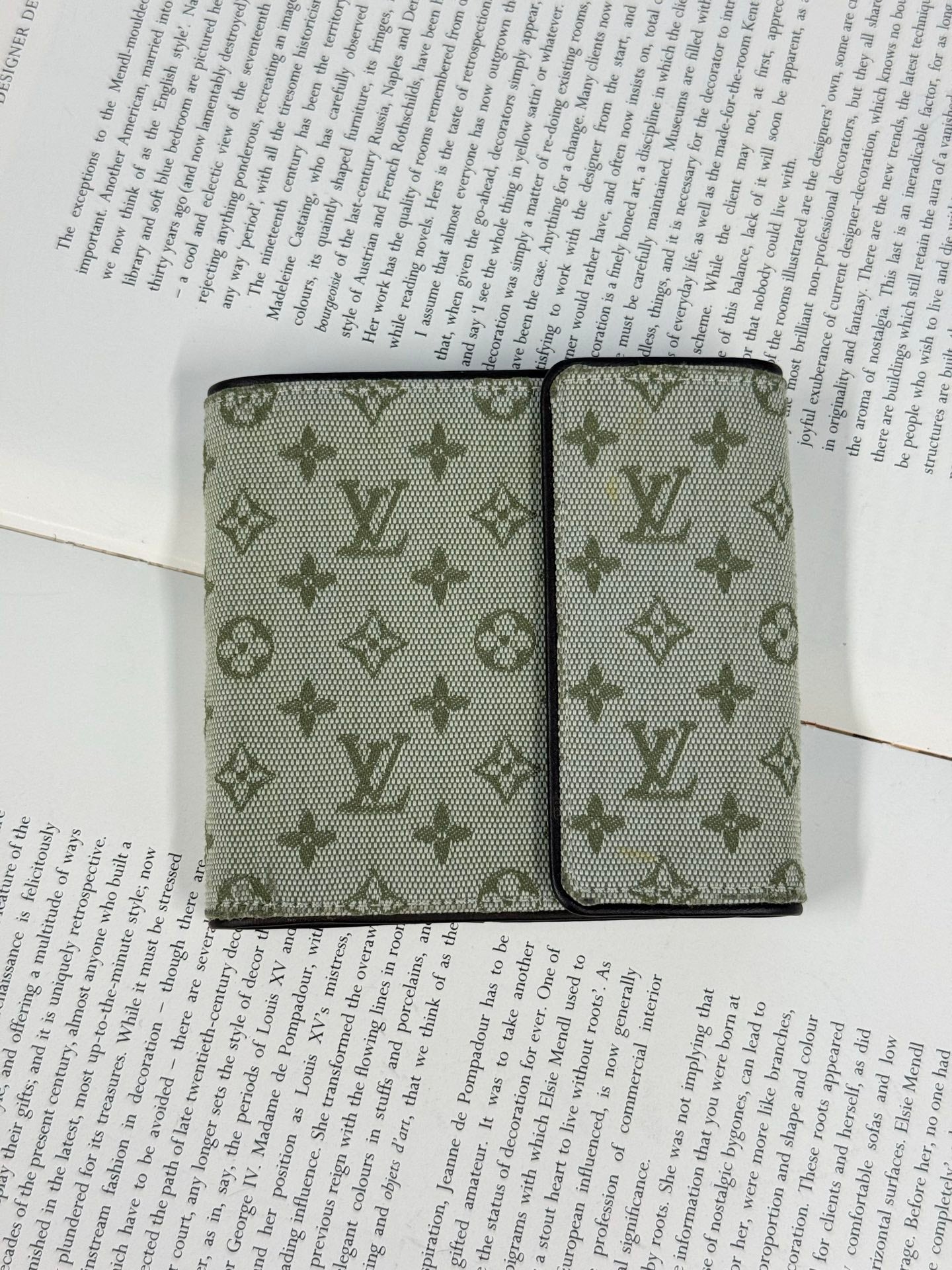 LOUIS VUITTON Monogram Denim wallet