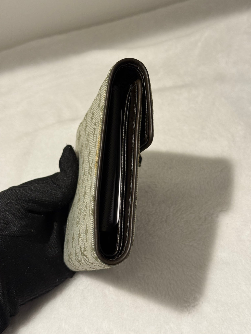 LOUIS VUITTON Monogram Denim wallet