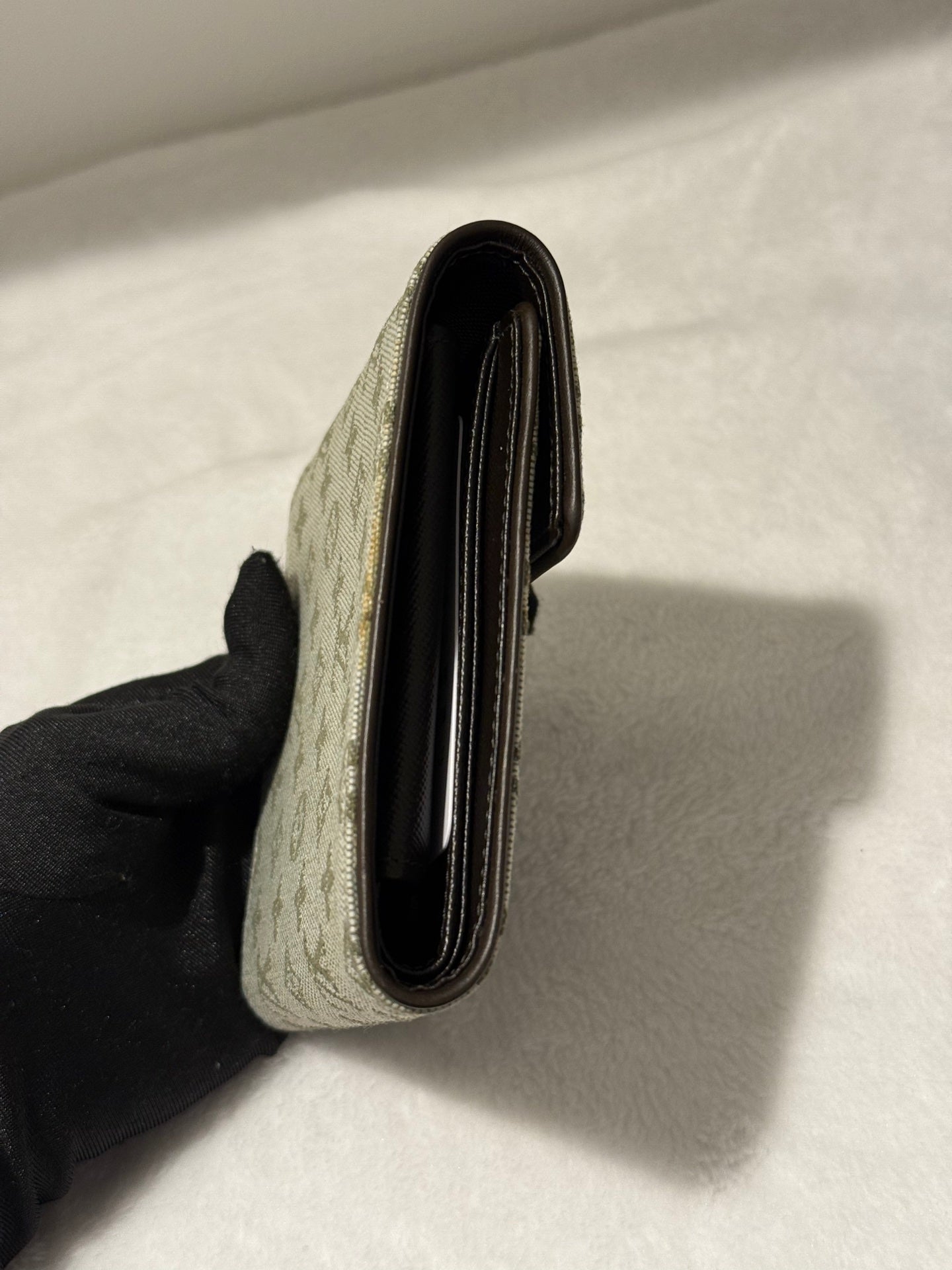 LOUIS VUITTON Monogram Denim wallet