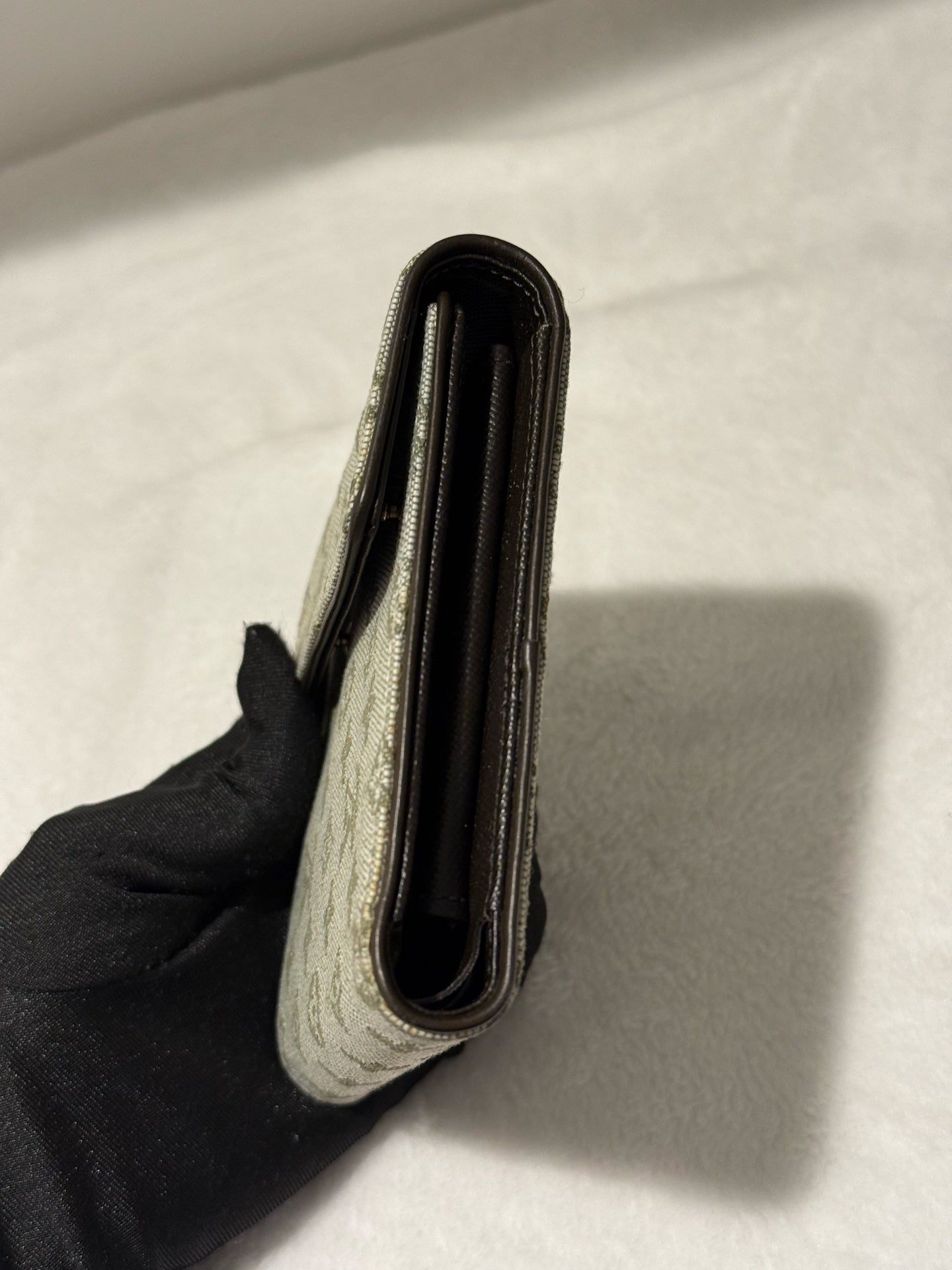 LOUIS VUITTON Monogram Denim wallet