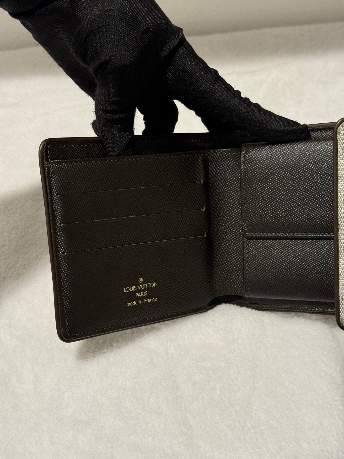 LOUIS VUITTON Monogram Denim wallet