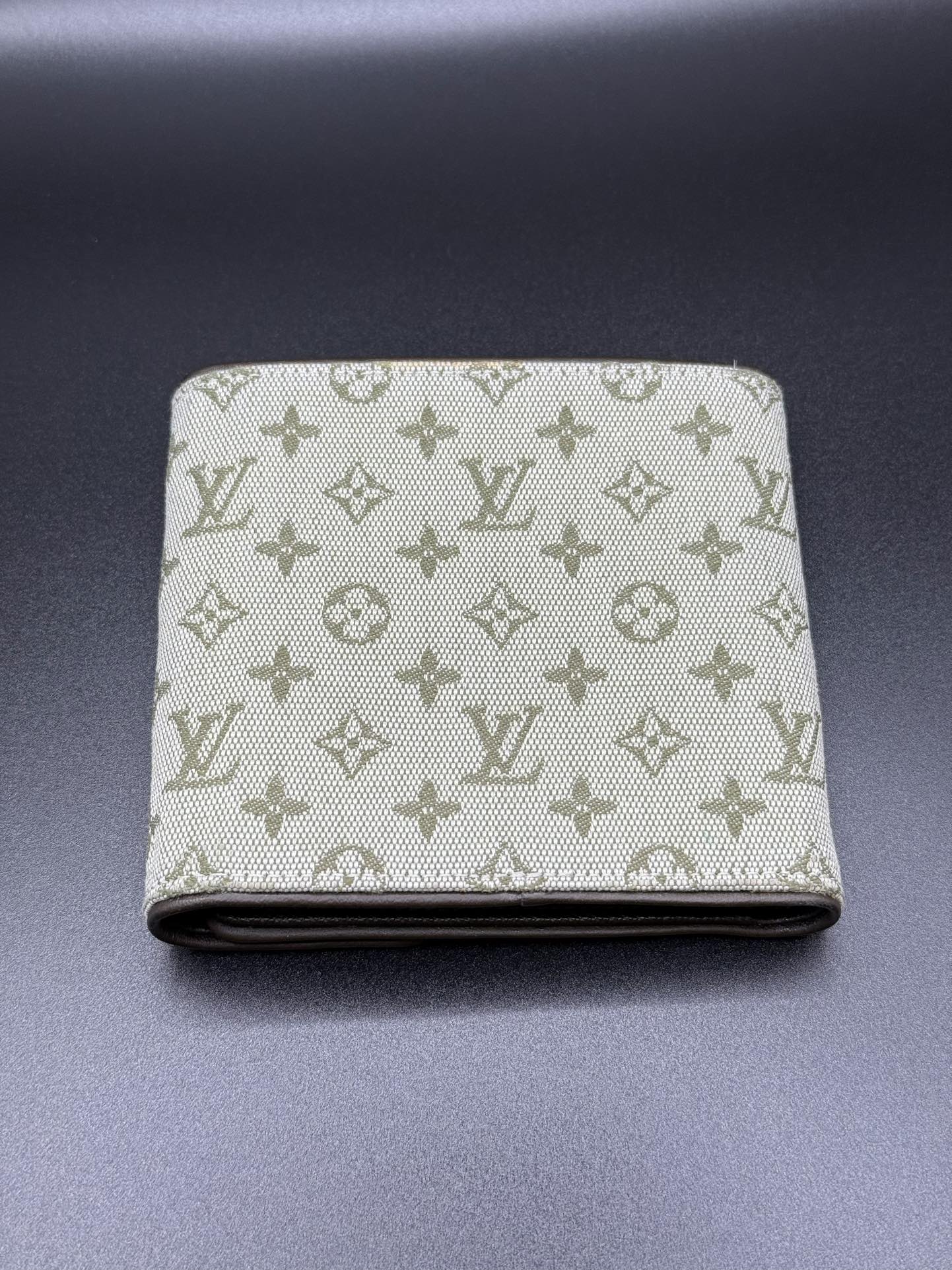 LOUIS VUITTON Monogram Denim wallet
