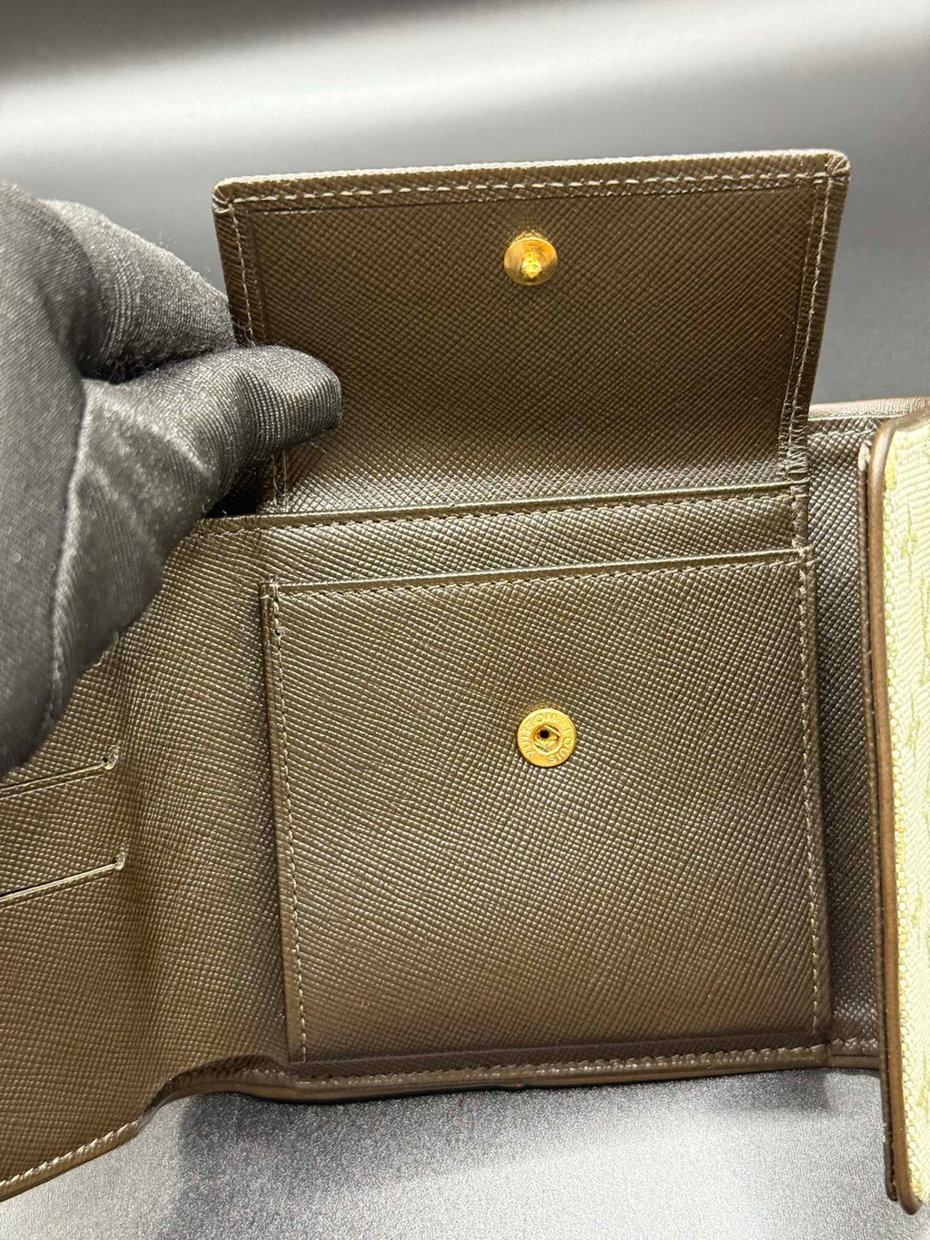 LOUIS VUITTON Monogram Denim wallet