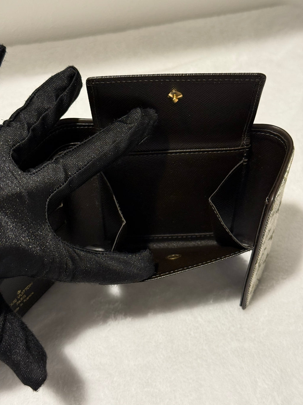 LOUIS VUITTON Monogram Denim wallet