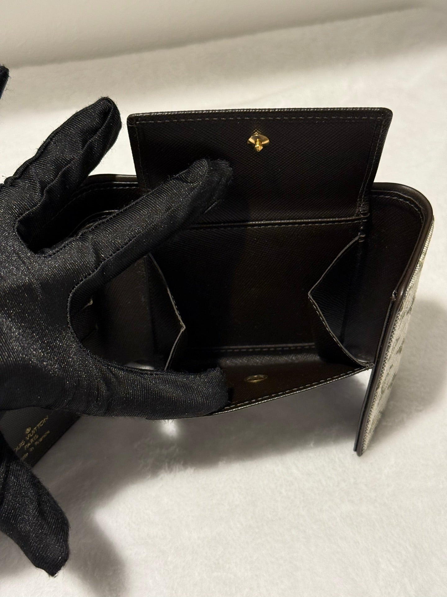 LOUIS VUITTON Monogram Denim wallet