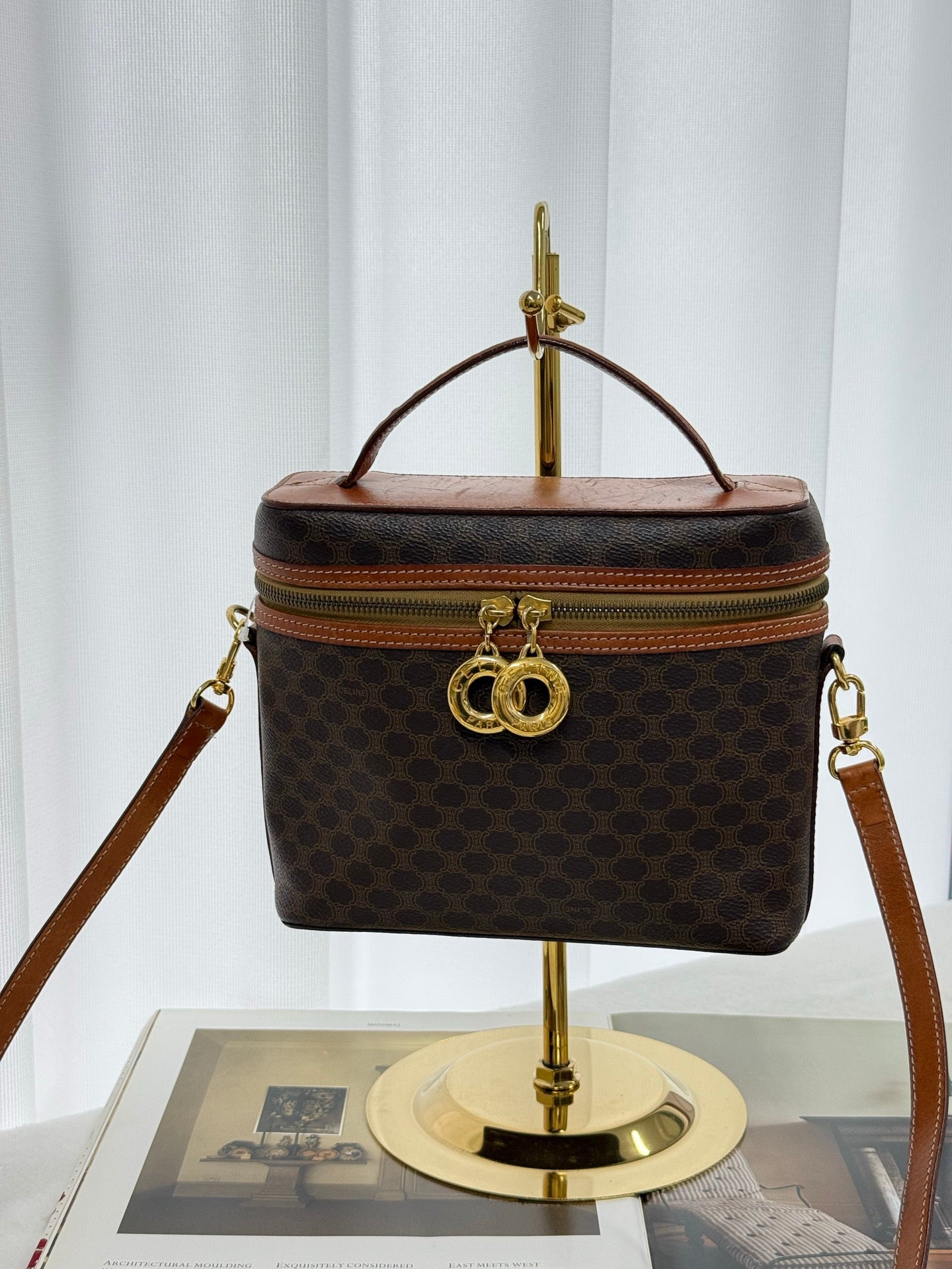 CELINE Macadam Vinyl Shoulder bag
