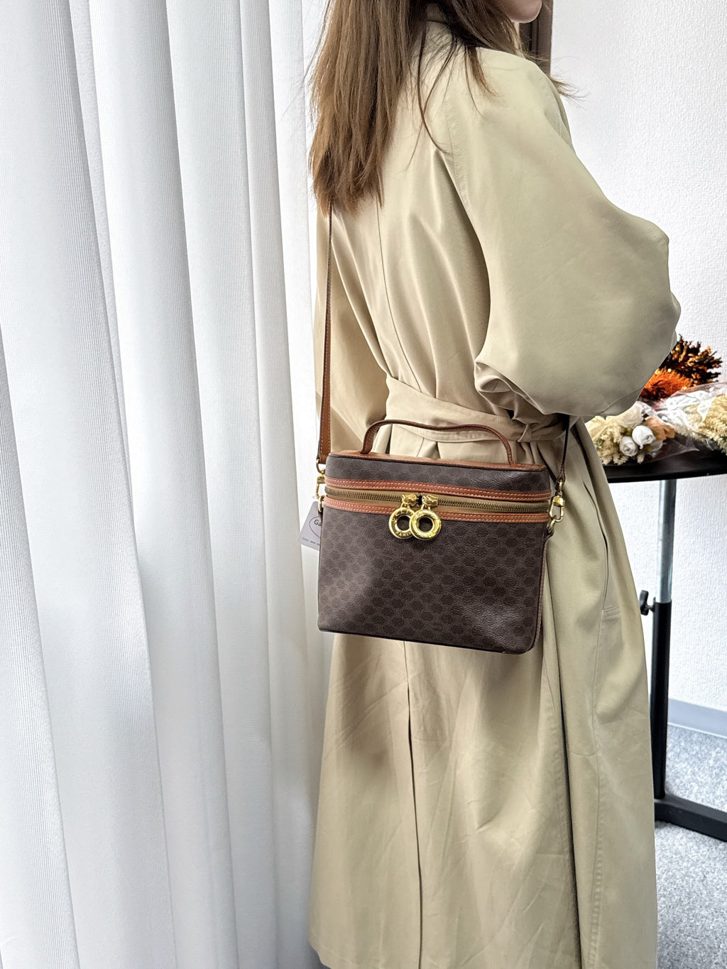 CELINE Macadam Vinyl Shoulder bag