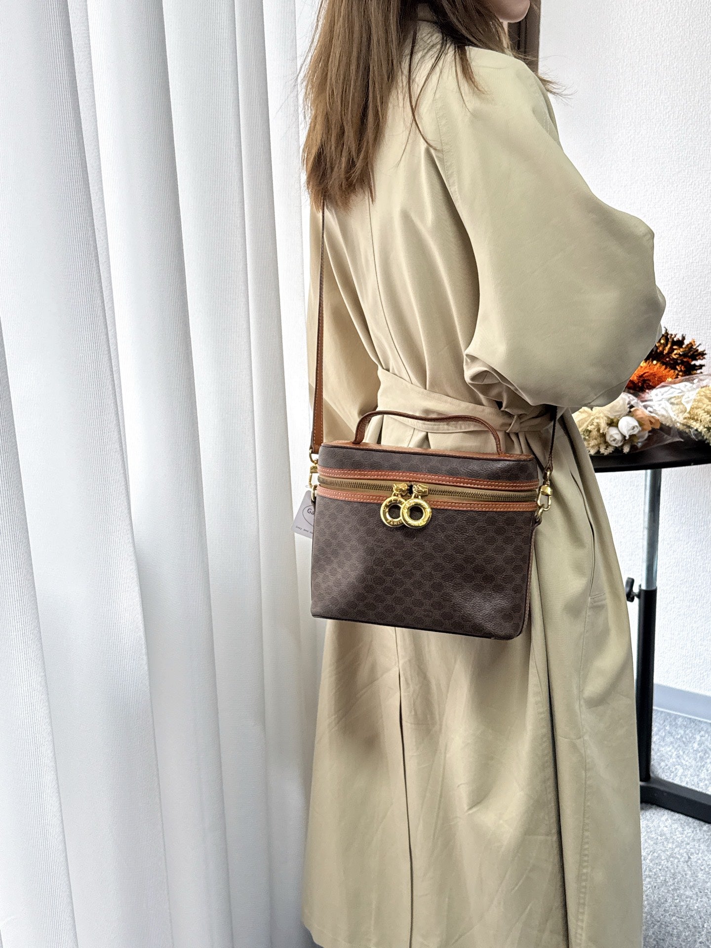 CELINE Macadam Vinyl Shoulder bag