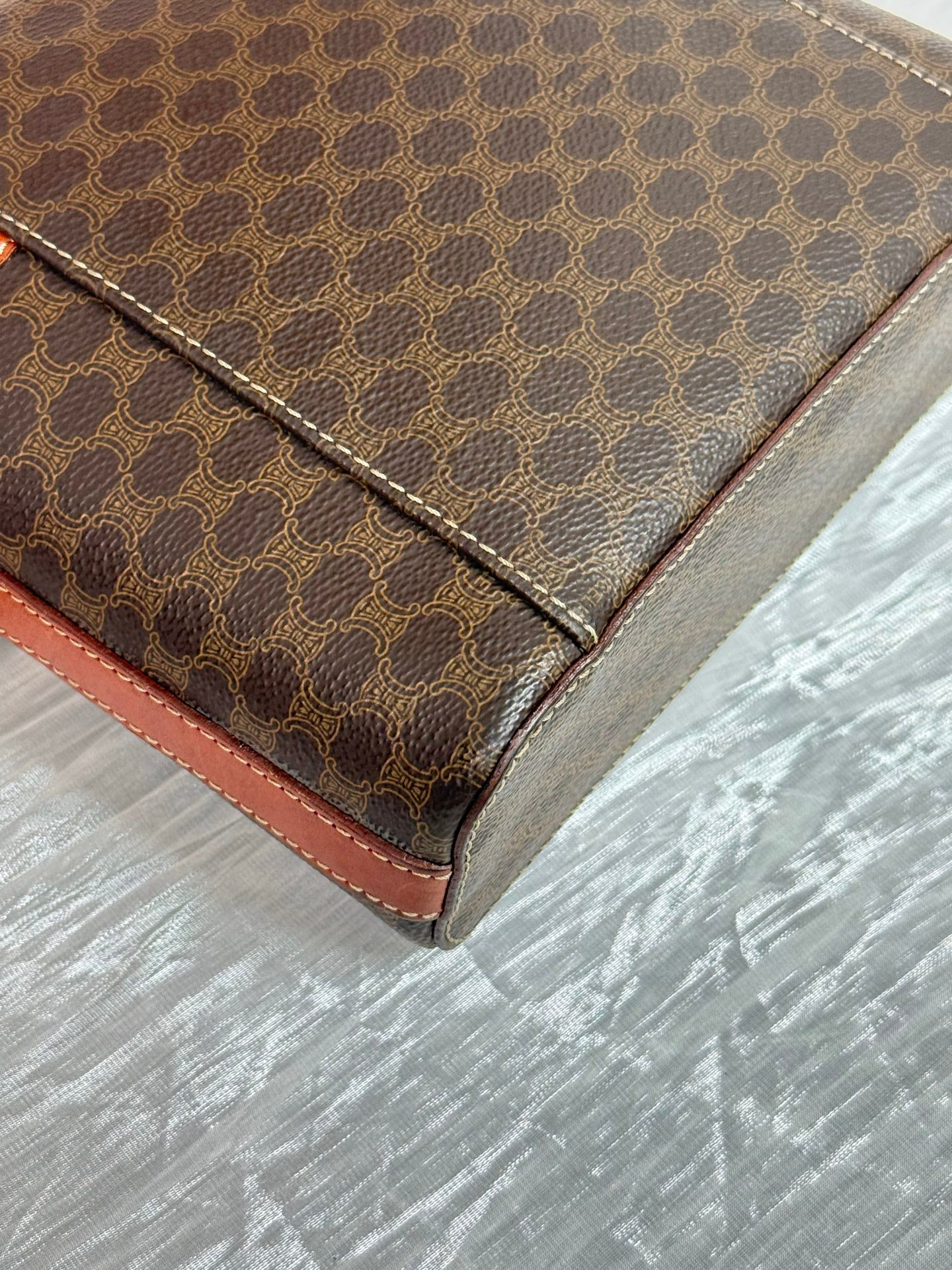 CELINE Macadam Vinyl Shoulder bag