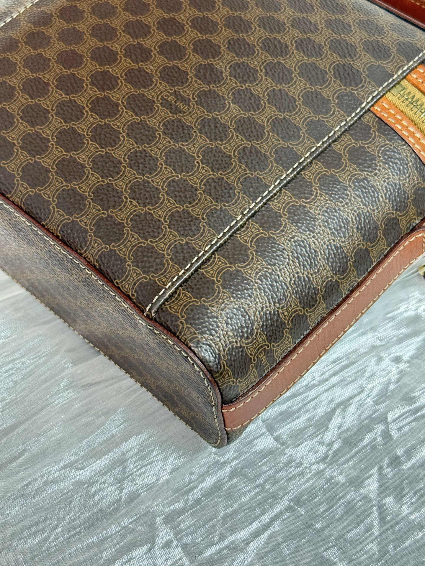 CELINE Macadam Vinyl Shoulder bag
