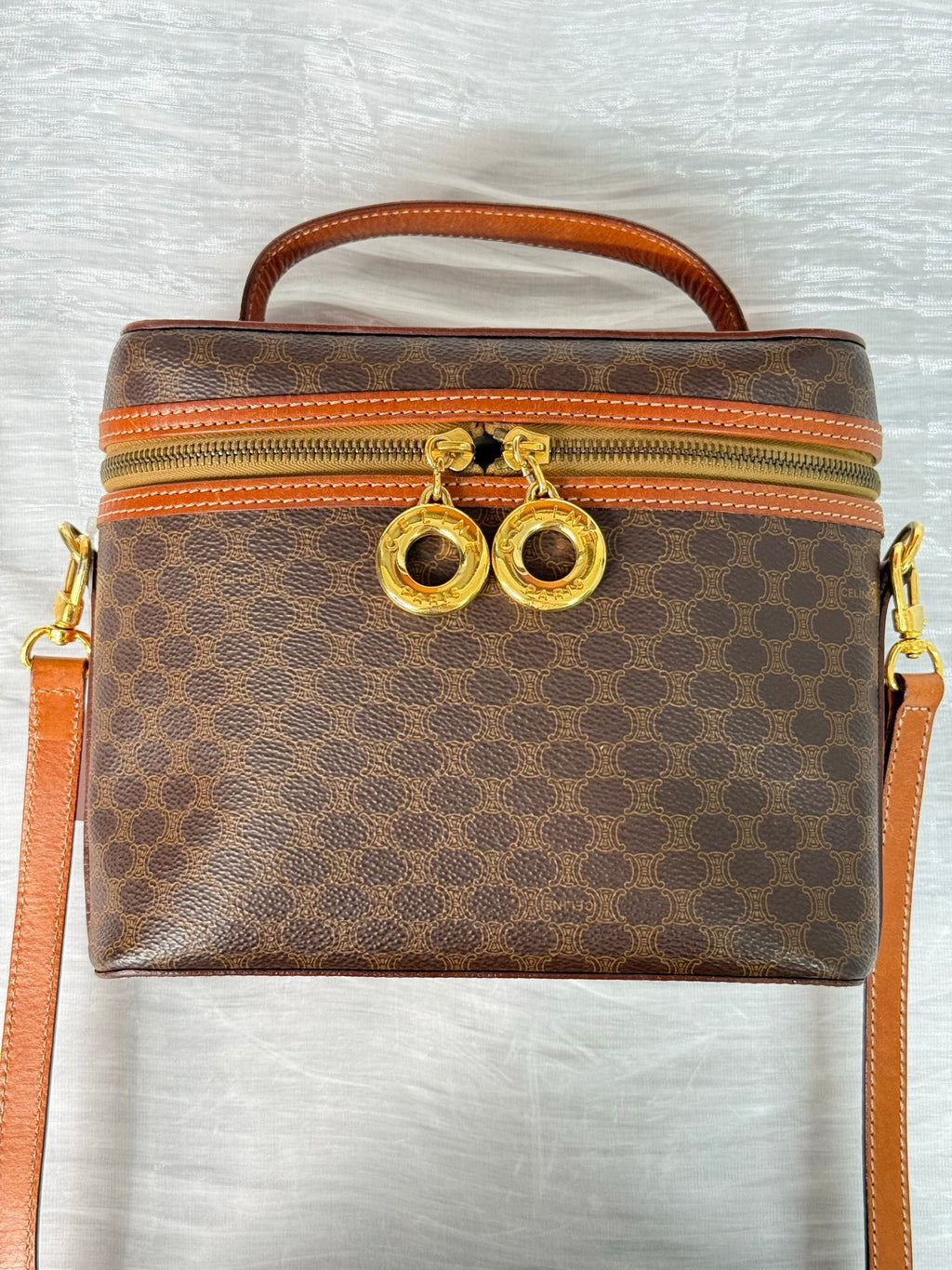 CELINE Macadam Vinyl Shoulder bag