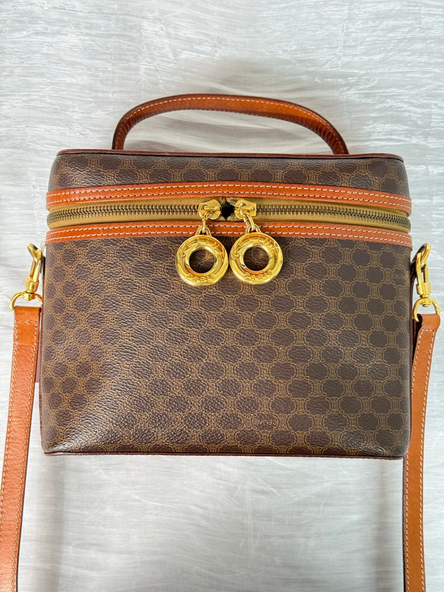 CELINE Macadam Vinyl Shoulder bag