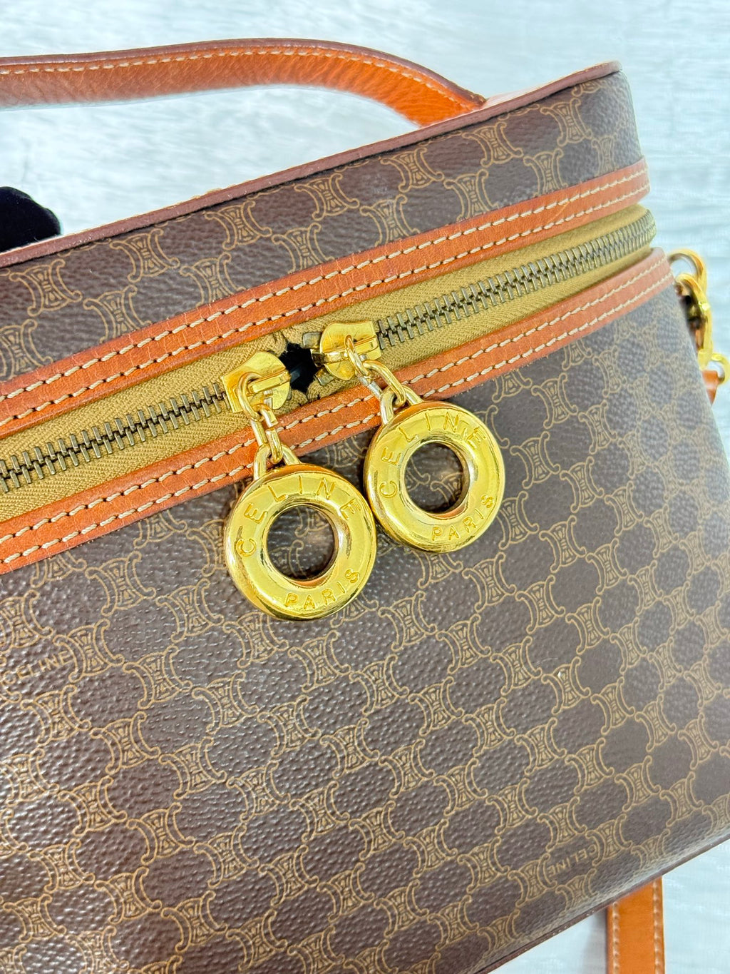 CELINE Macadam Vinyl Shoulder bag