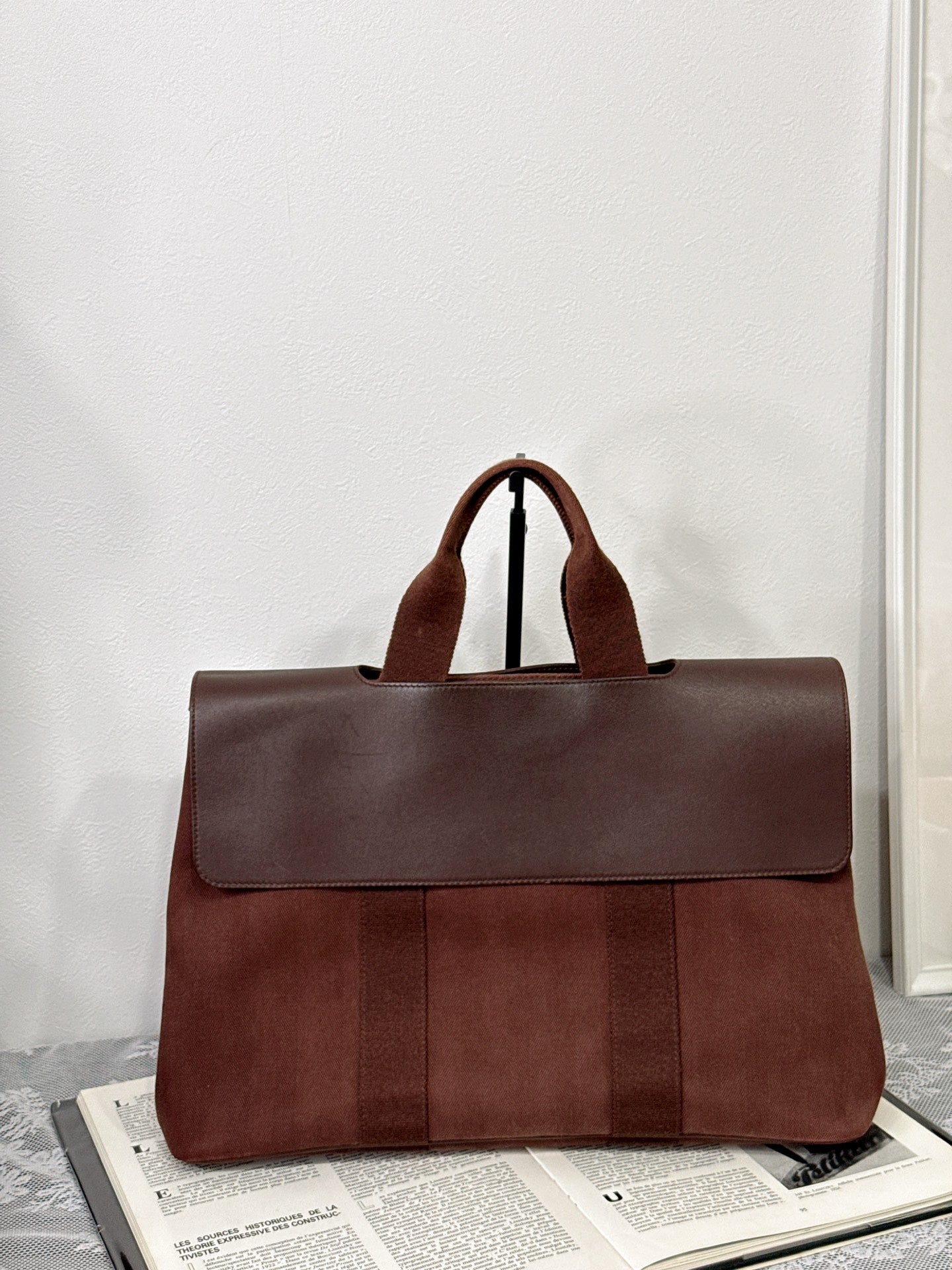 HERMES  Canvas Handbag