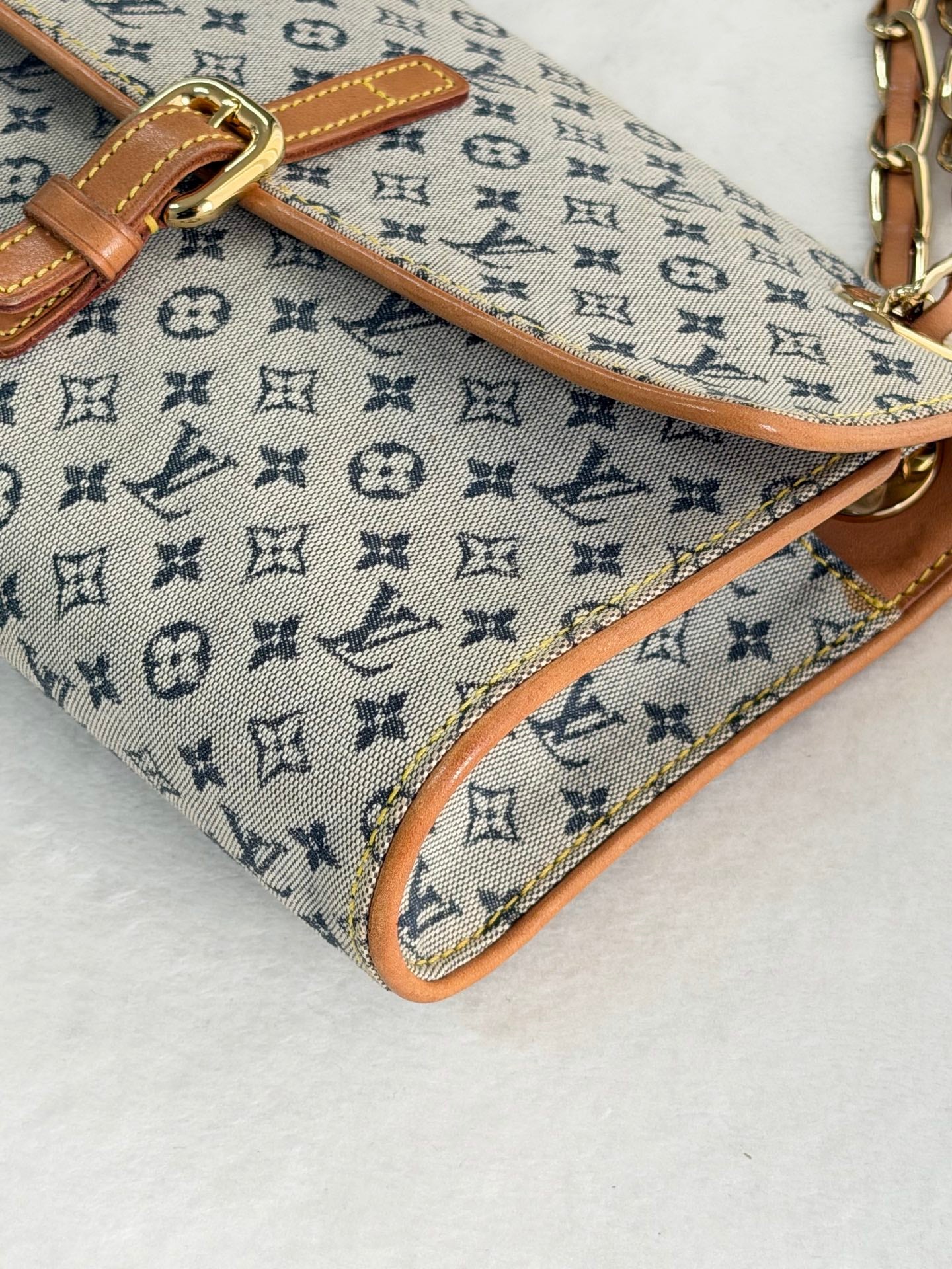 LOUIS VUITTON Camille Denim Shoulder bag