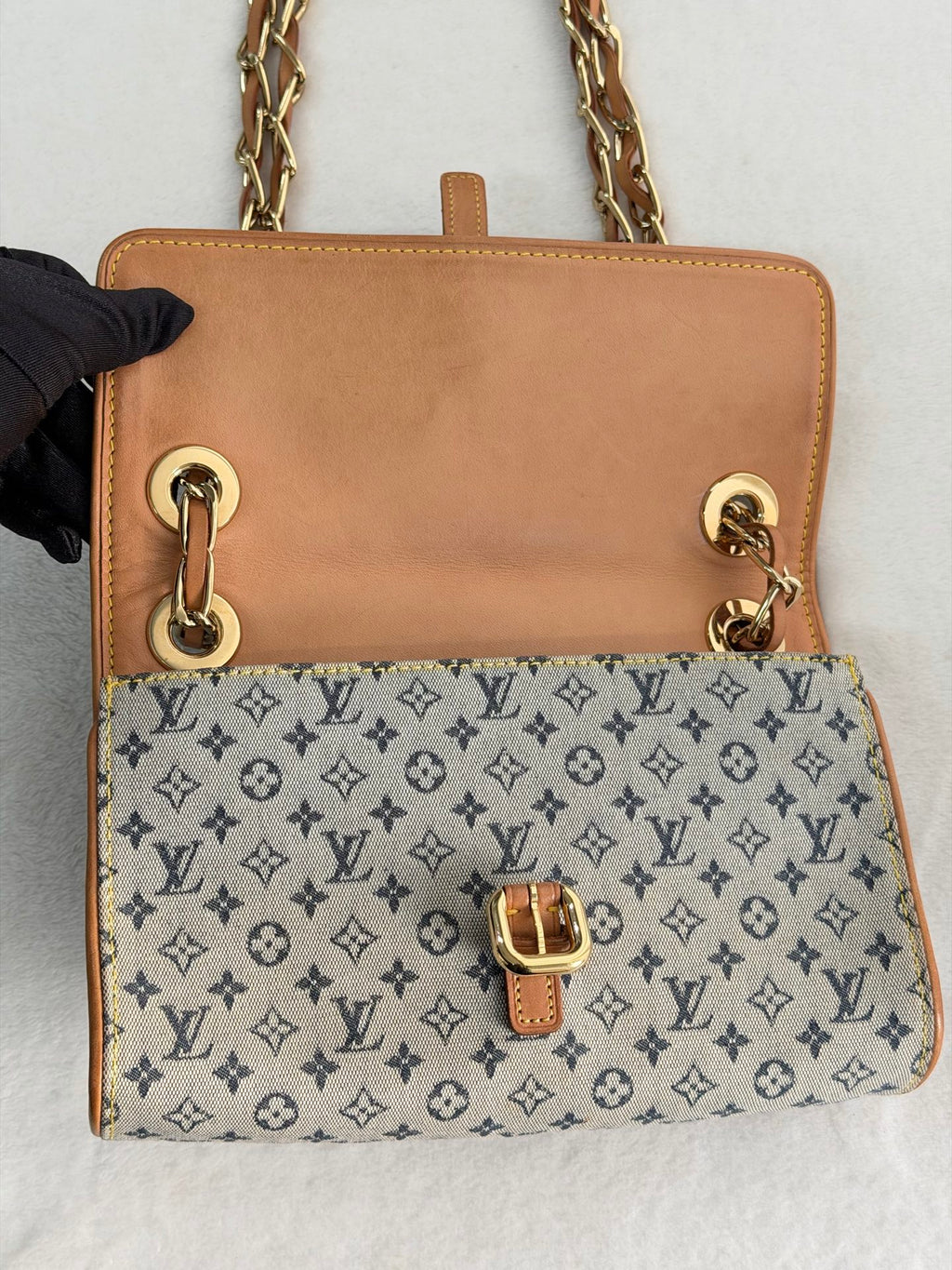 LOUIS VUITTON Camille Denim Shoulder bag
