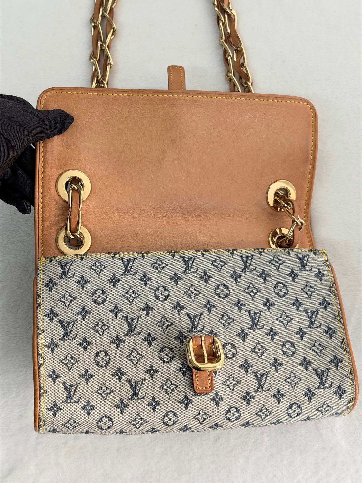 LOUIS VUITTON Camille Denim Shoulder bag