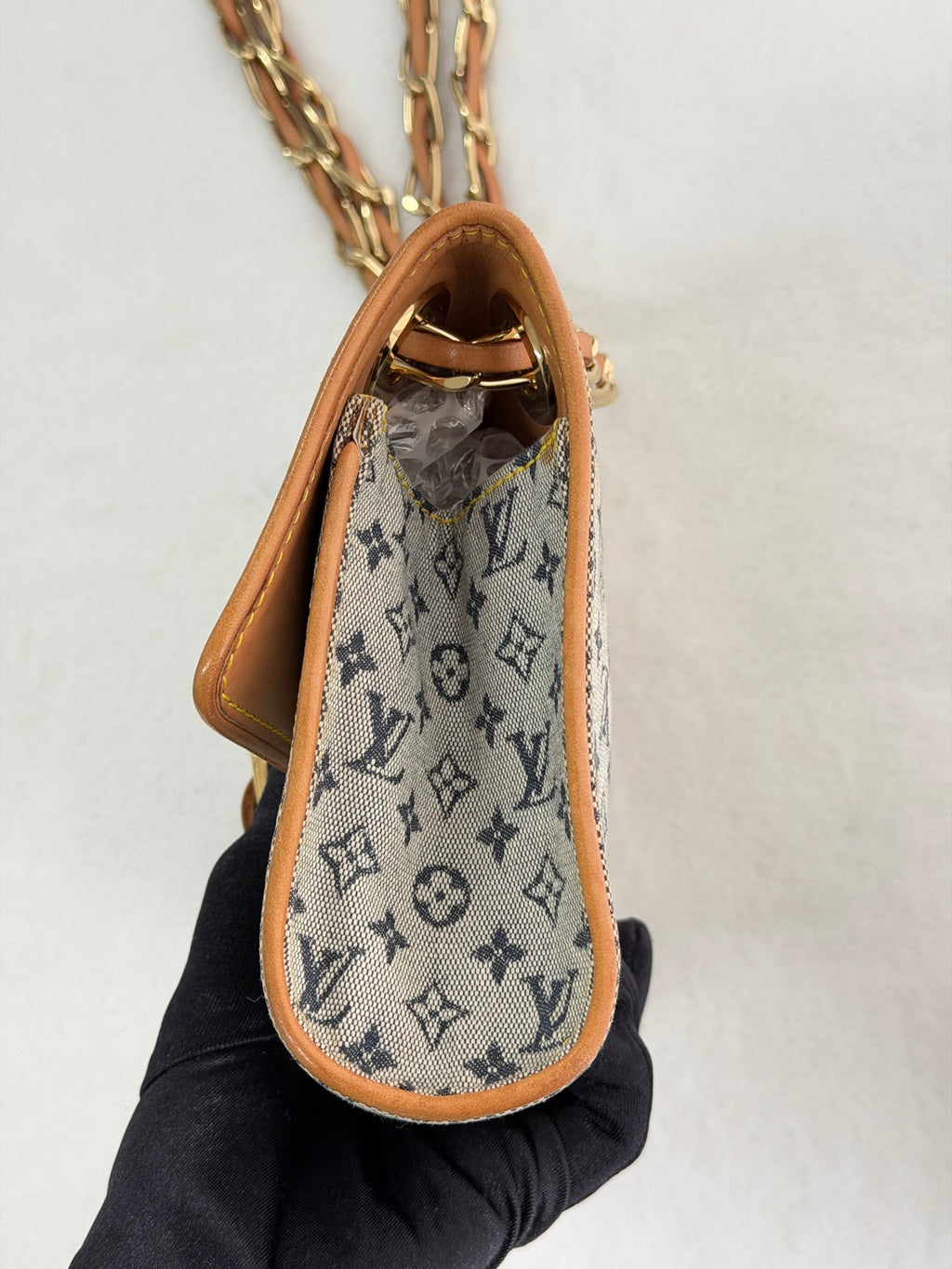 LOUIS VUITTON Camille Denim Shoulder bag