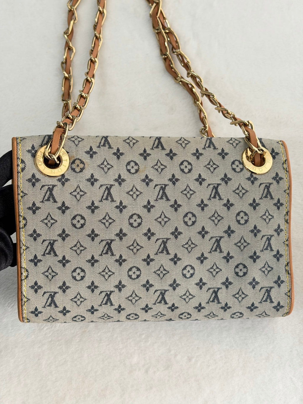 LOUIS VUITTON Camille Denim Shoulder bag