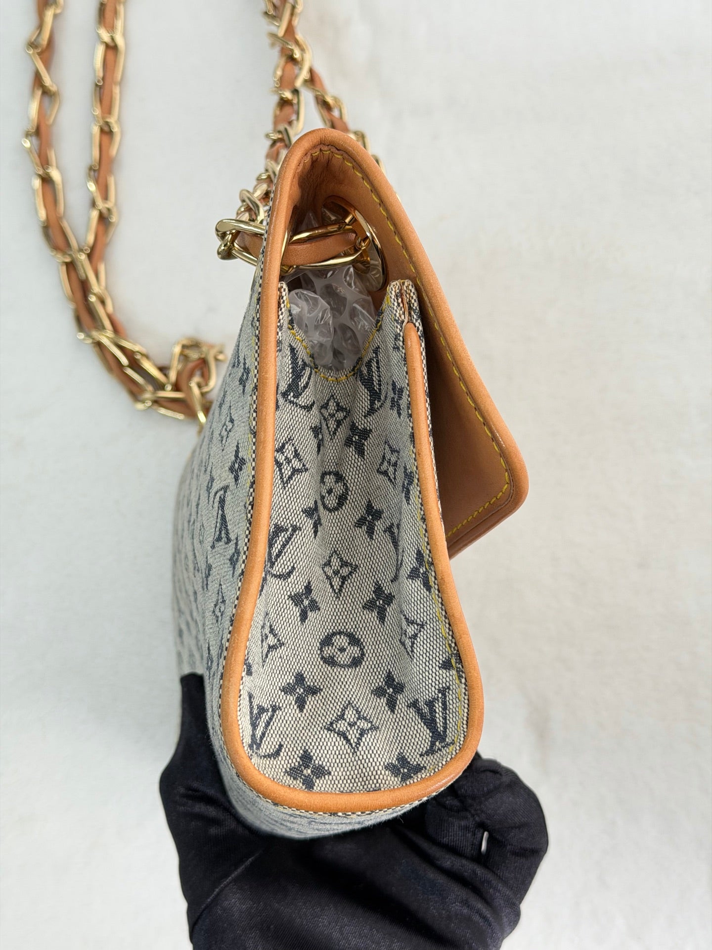 LOUIS VUITTON Camille Denim Shoulder bag