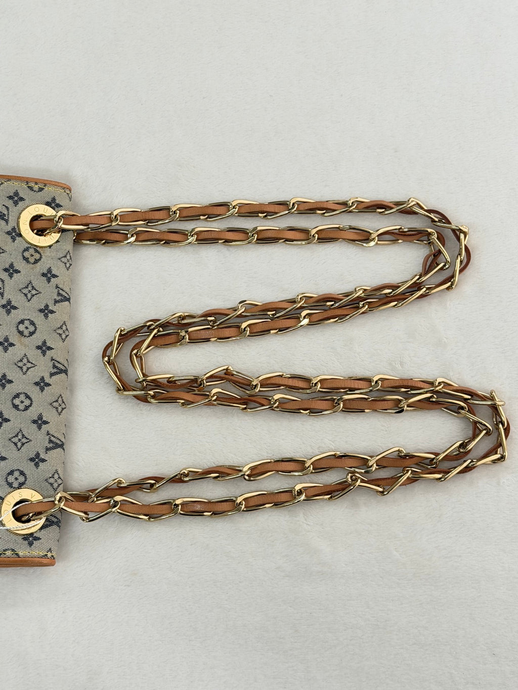 LOUIS VUITTON Camille Denim Shoulder bag