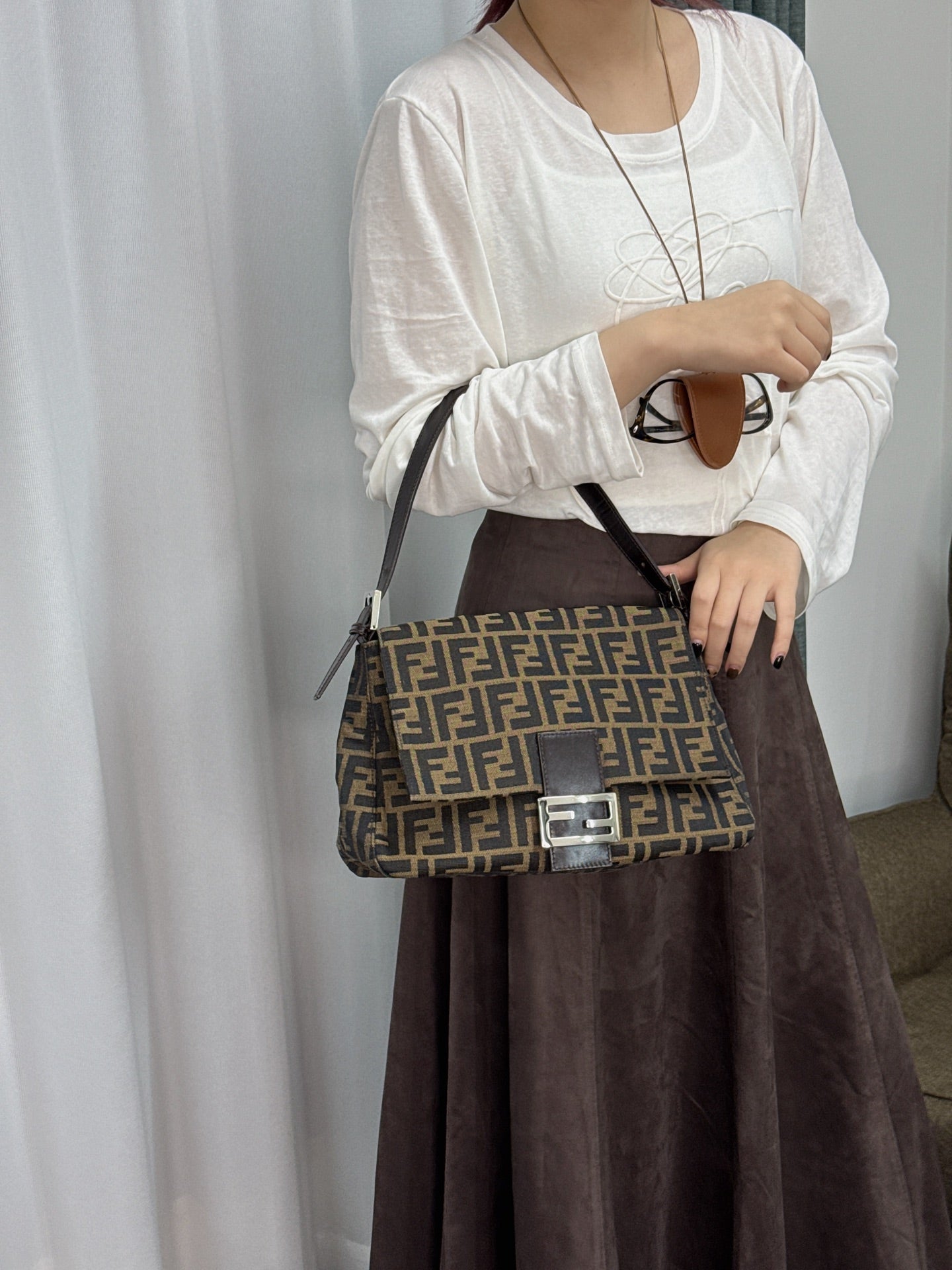 FENDI Zucca Hobo Bag