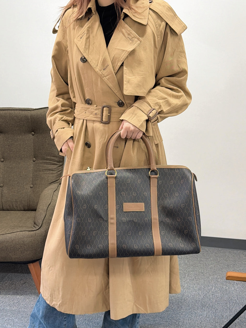 CHRISTIAN DIOR Travel Handbag