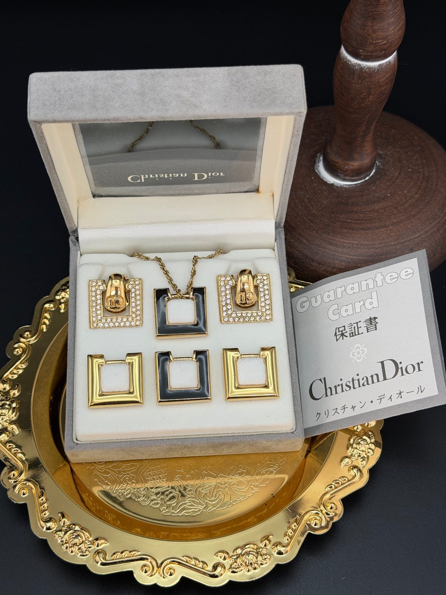 CHRISTIAN DIOR Necklace / Earring set