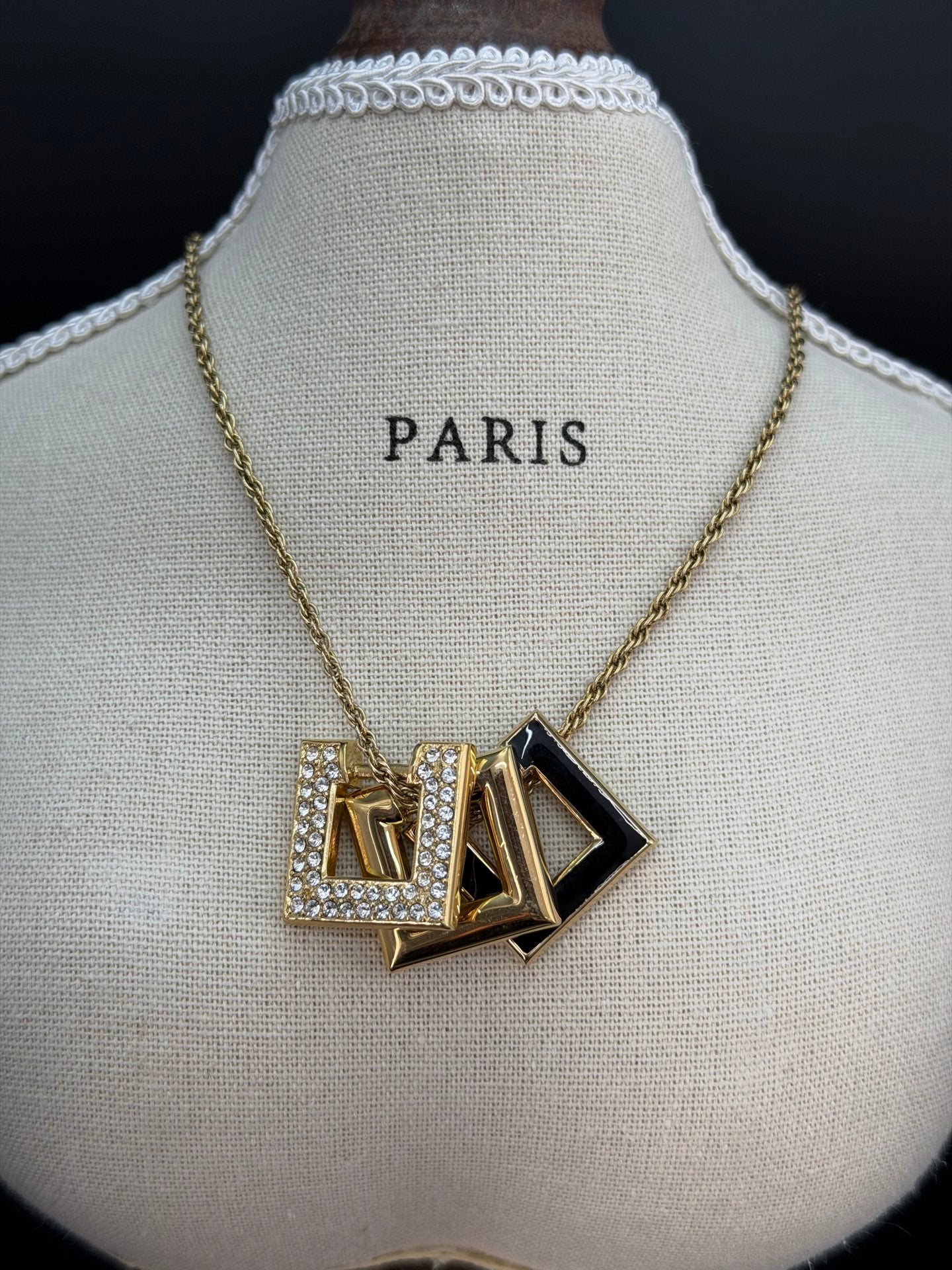 CHRISTIAN DIOR Necklace / Earring set