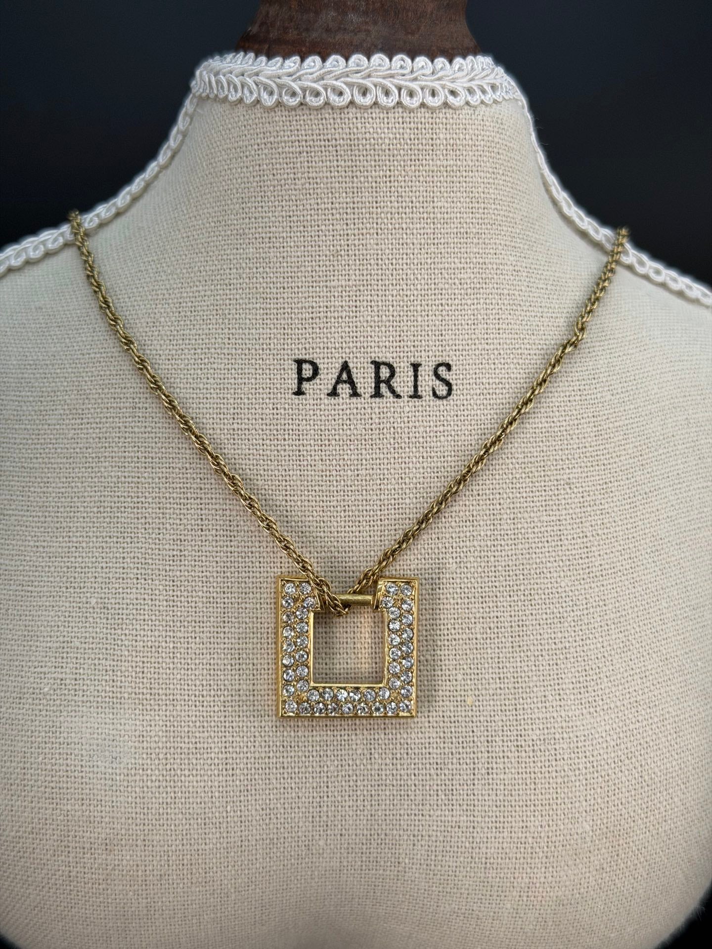 CHRISTIAN DIOR Necklace / Earring set