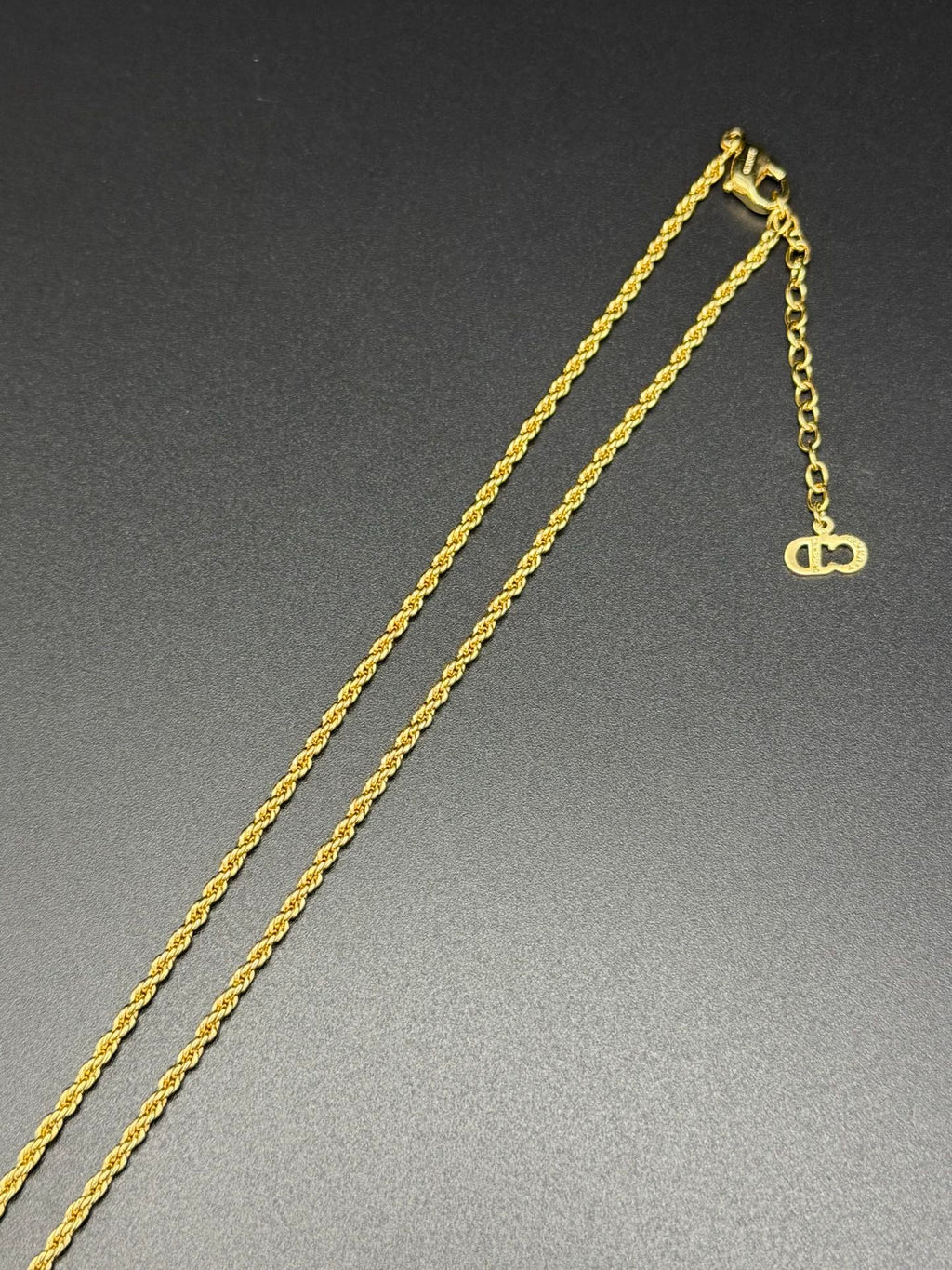 CHRISTIAN DIOR Vintage Ribbon Necklace