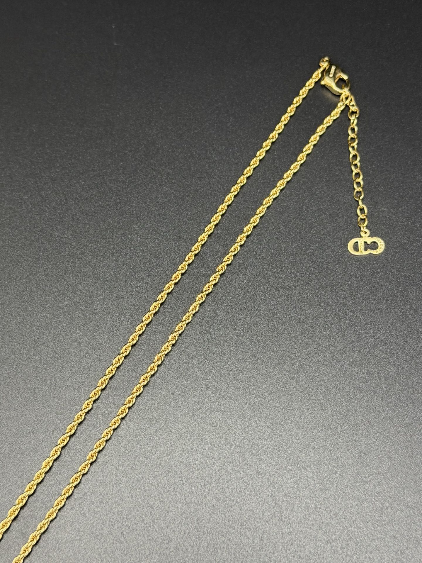CHRISTIAN DIOR Vintage Ribbon Necklace