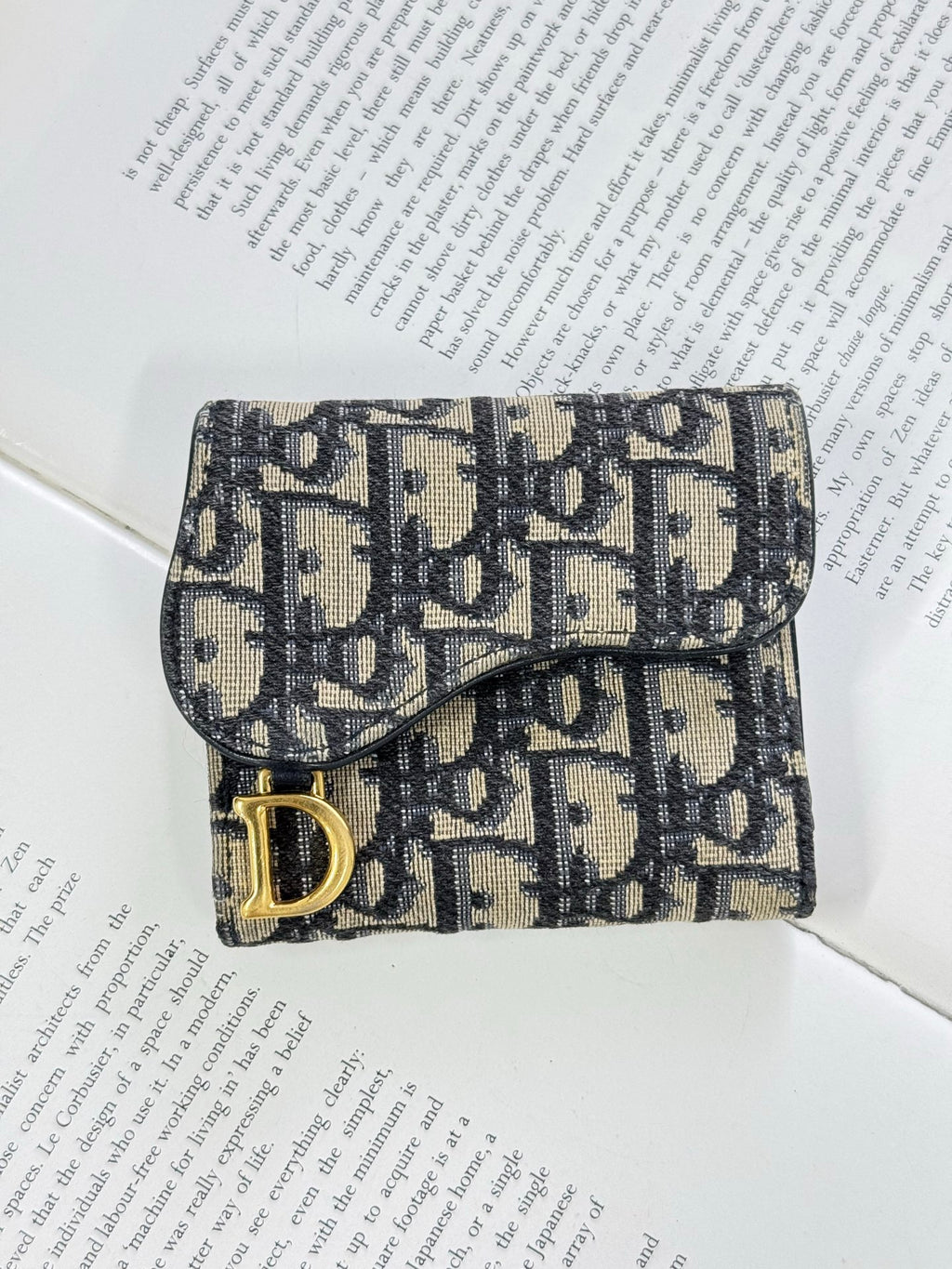 CHRISTIAN DIOR Oblique wallet