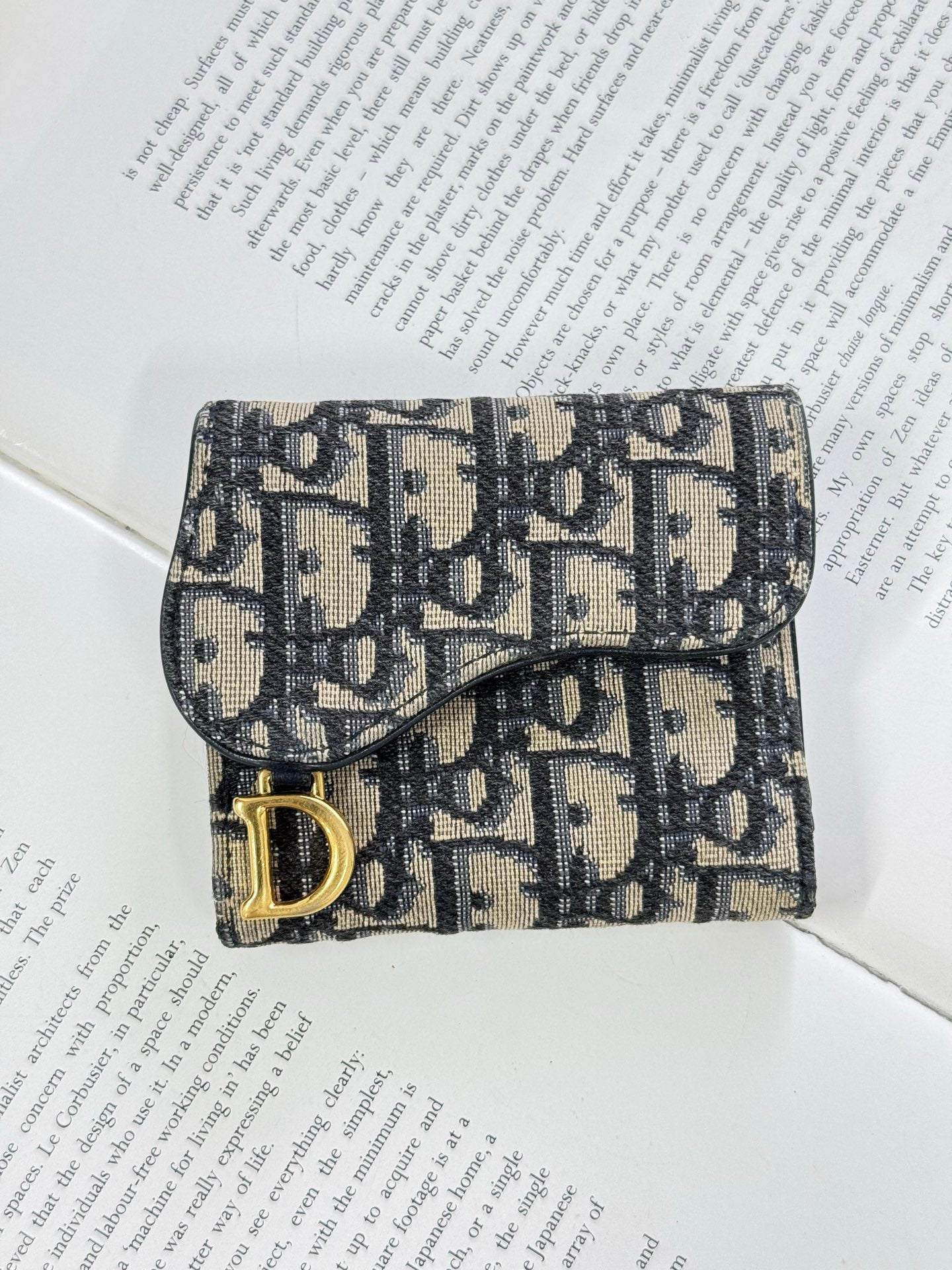 CHRISTIAN DIOR Oblique wallet