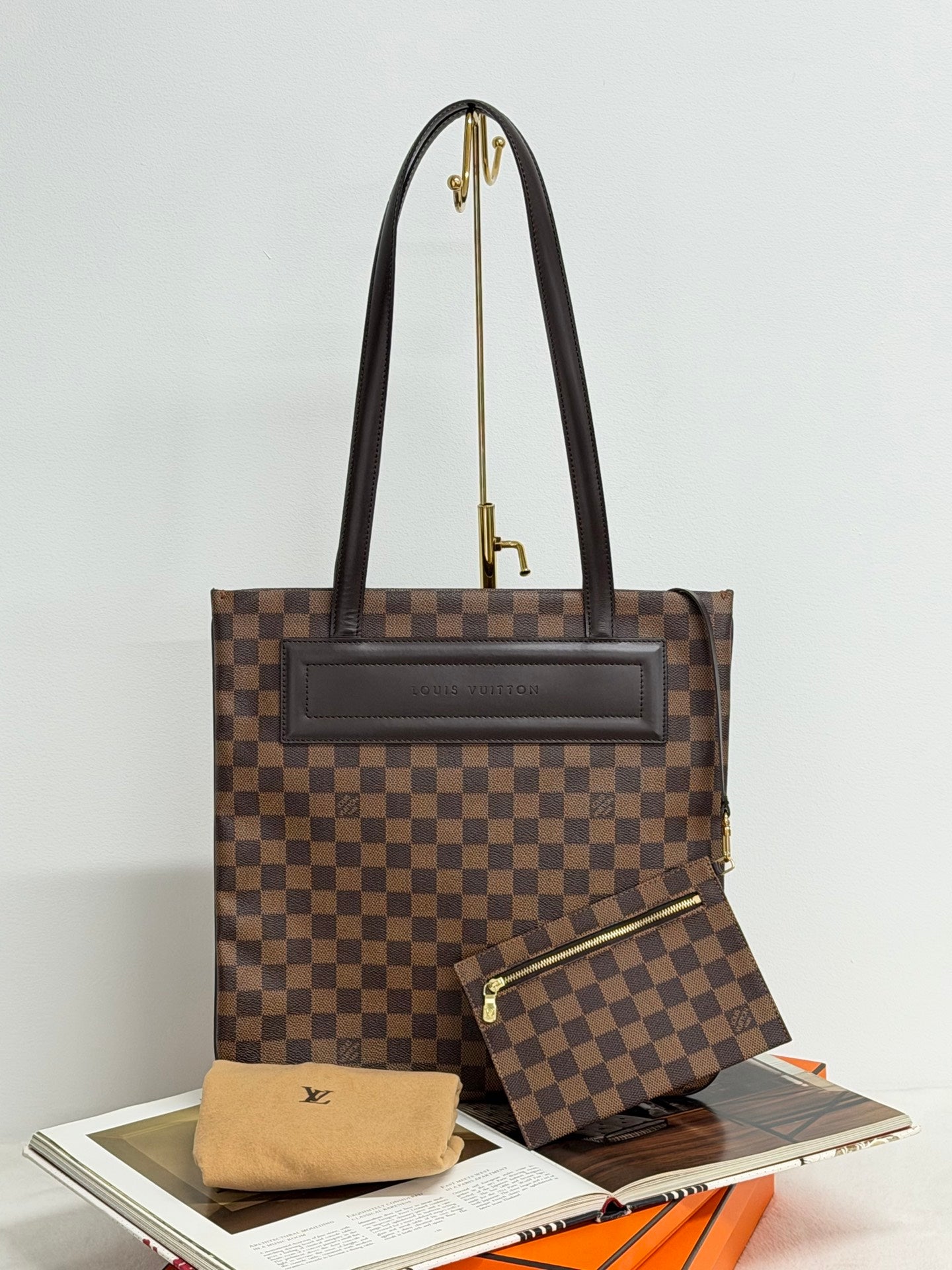 LOUIS VUITTON DAMIER Clifton Handbag(set)