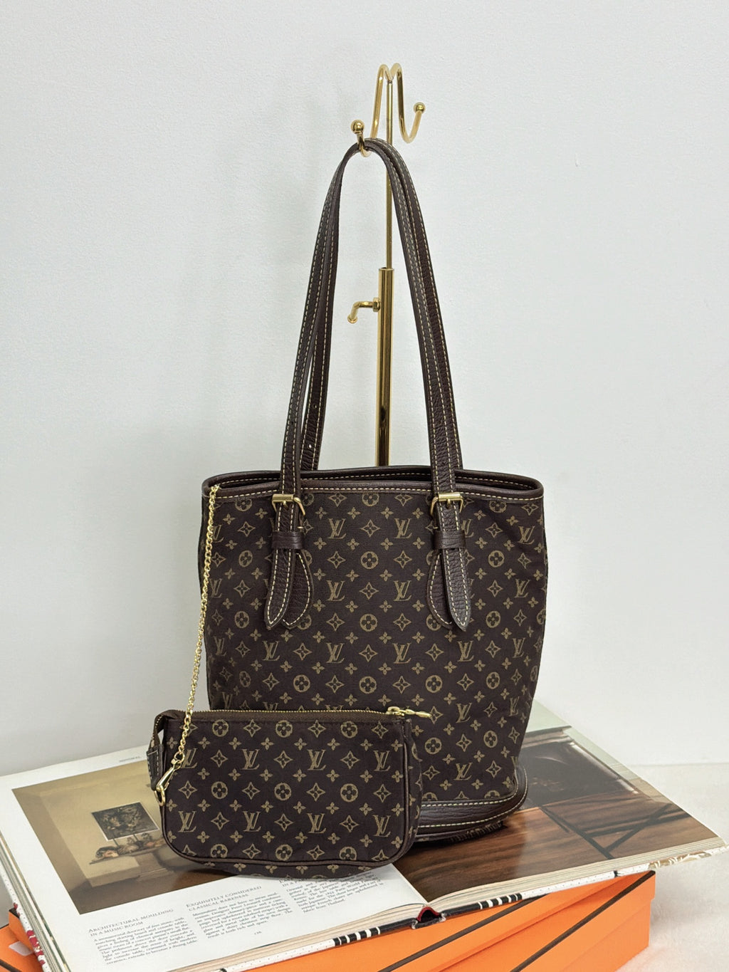 LOUIS VUITTON Monogram Bucket SetBag