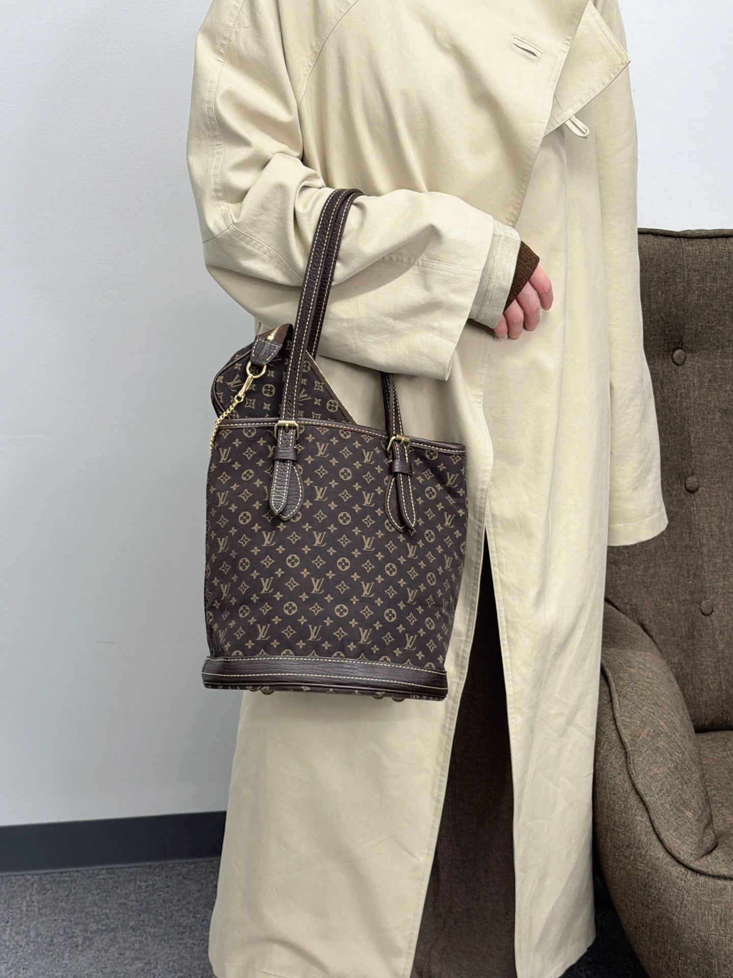 LOUIS VUITTON Monogram Bucket SetBag