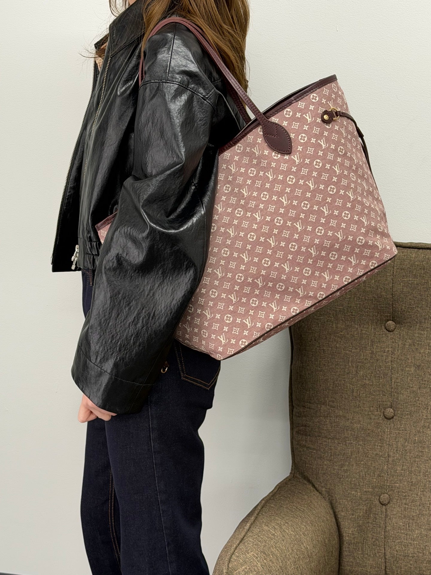 LOUIS VUITTON Monogram Denim Shoulder bag