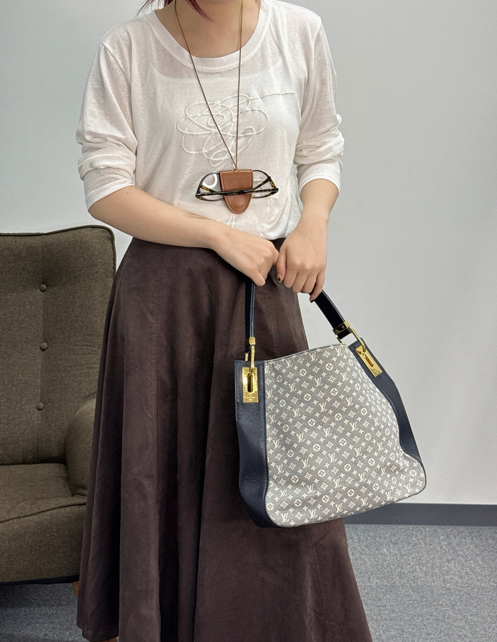 LOUIS VUITTON Monogram Denim Tote bag